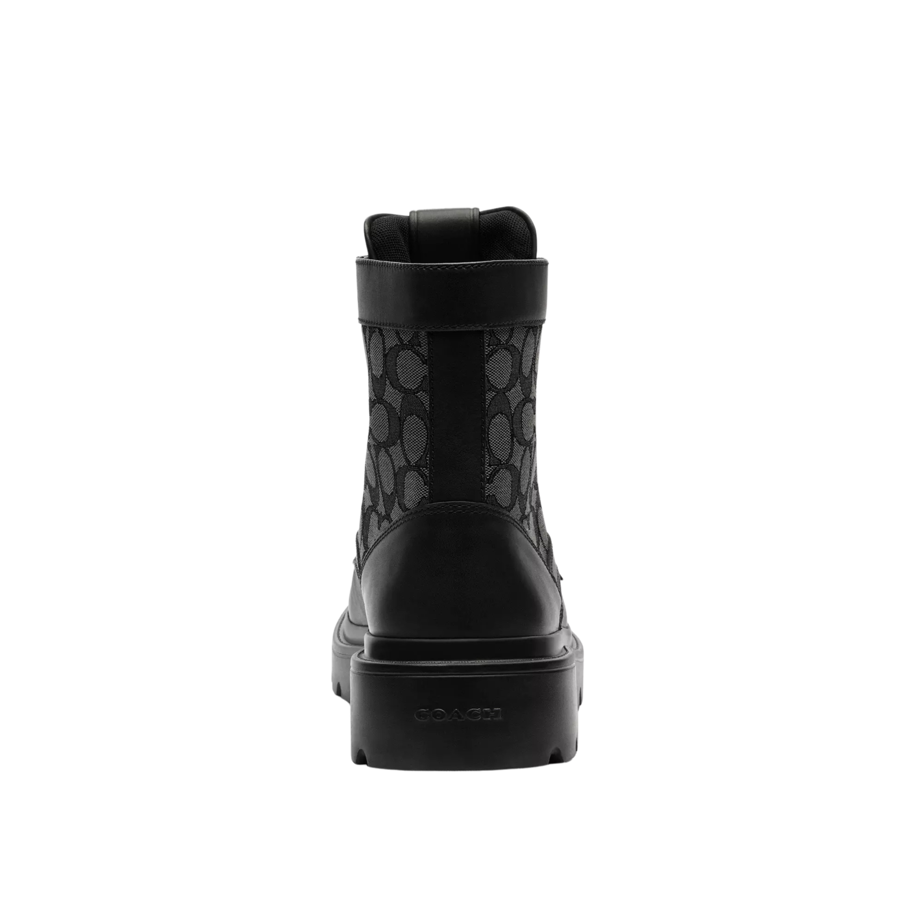Coach Men's Combat Boot - Charcoal