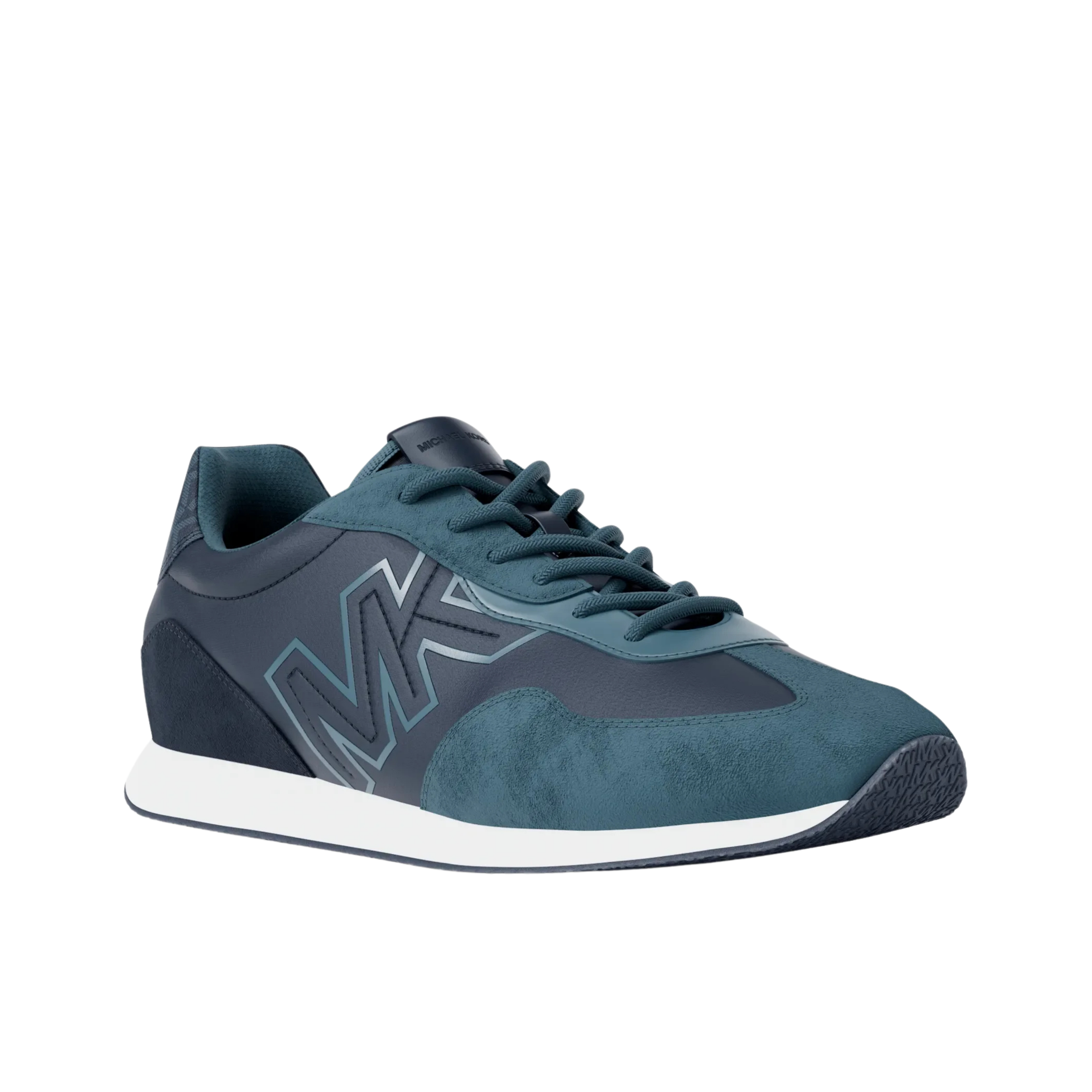 Michael Kors Men Essex Mixed Media Trainer - Cornflower