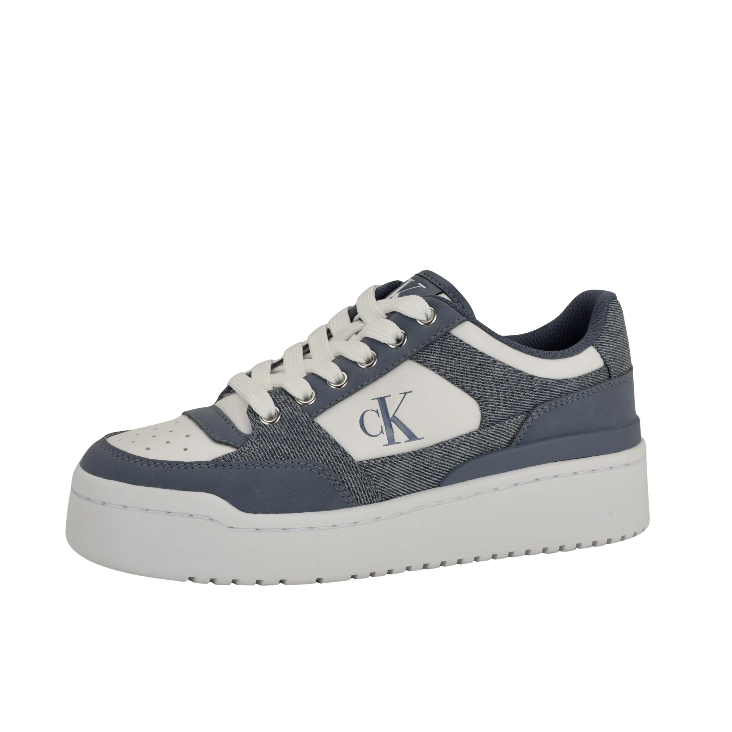 Calvin Klein Women Alondra Sneaker - White Navy