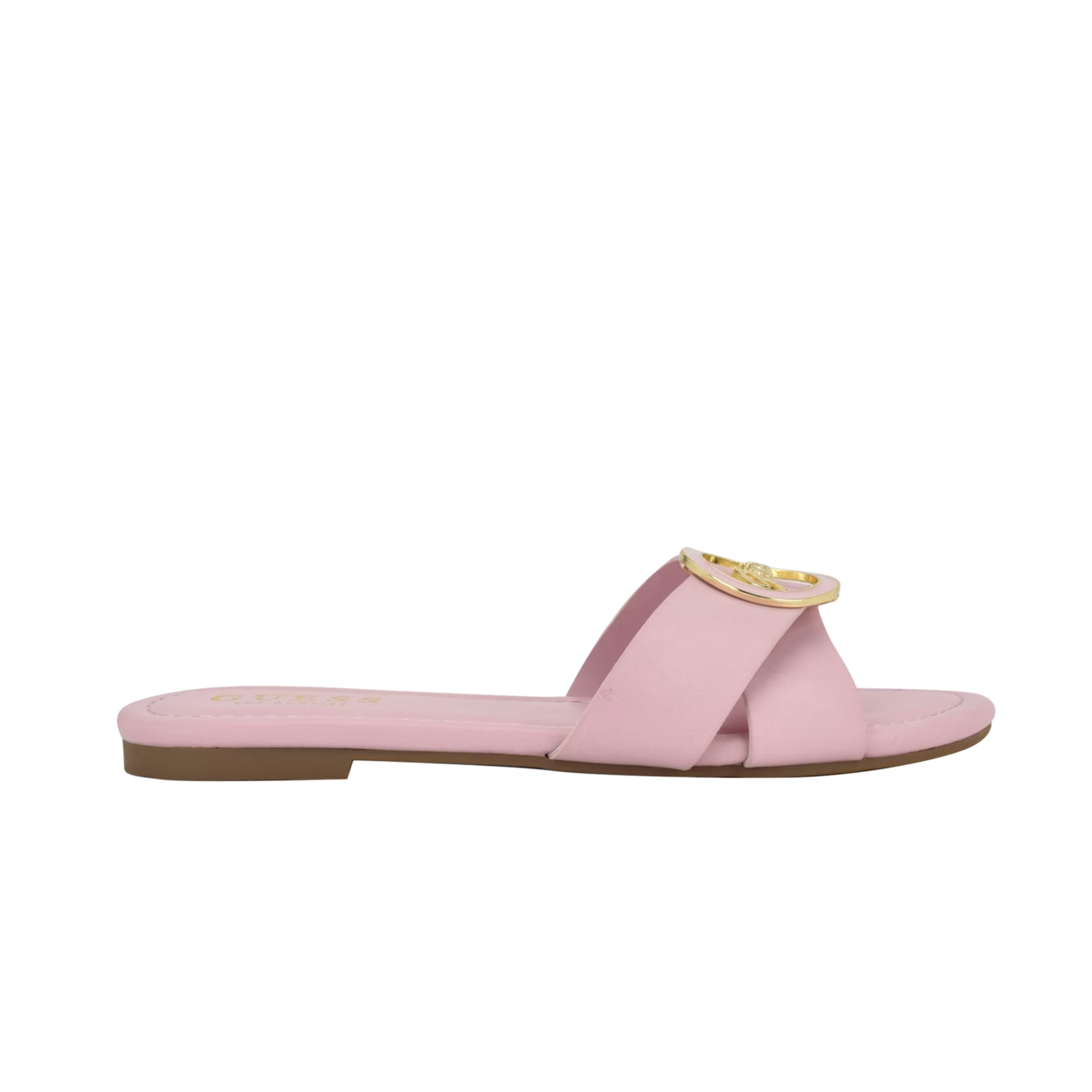 Guess Women Lydia Signature Slide Sandals - Pink