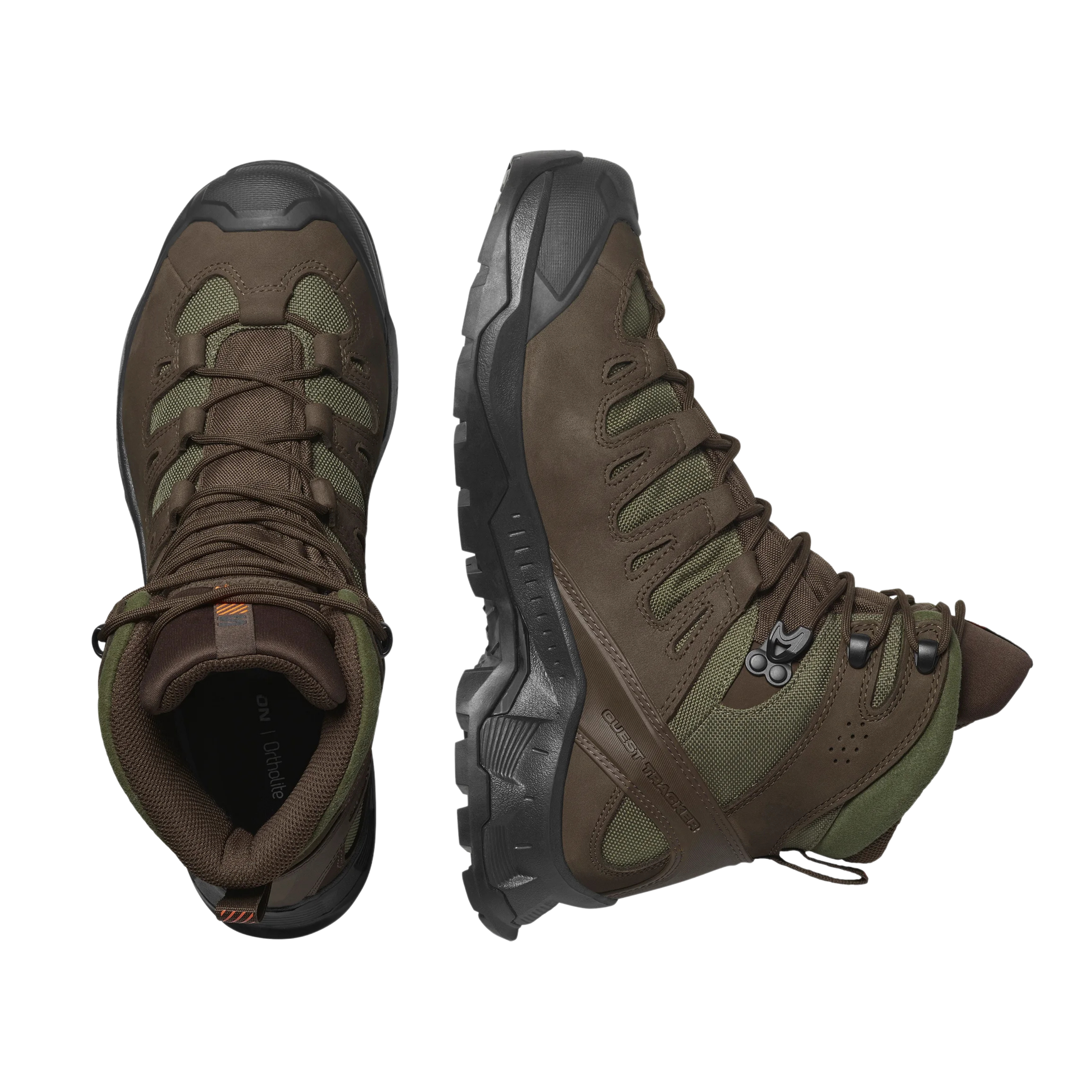 Salomon Women Quest Tracker Gore Tex - Earth Brown Ranger Green