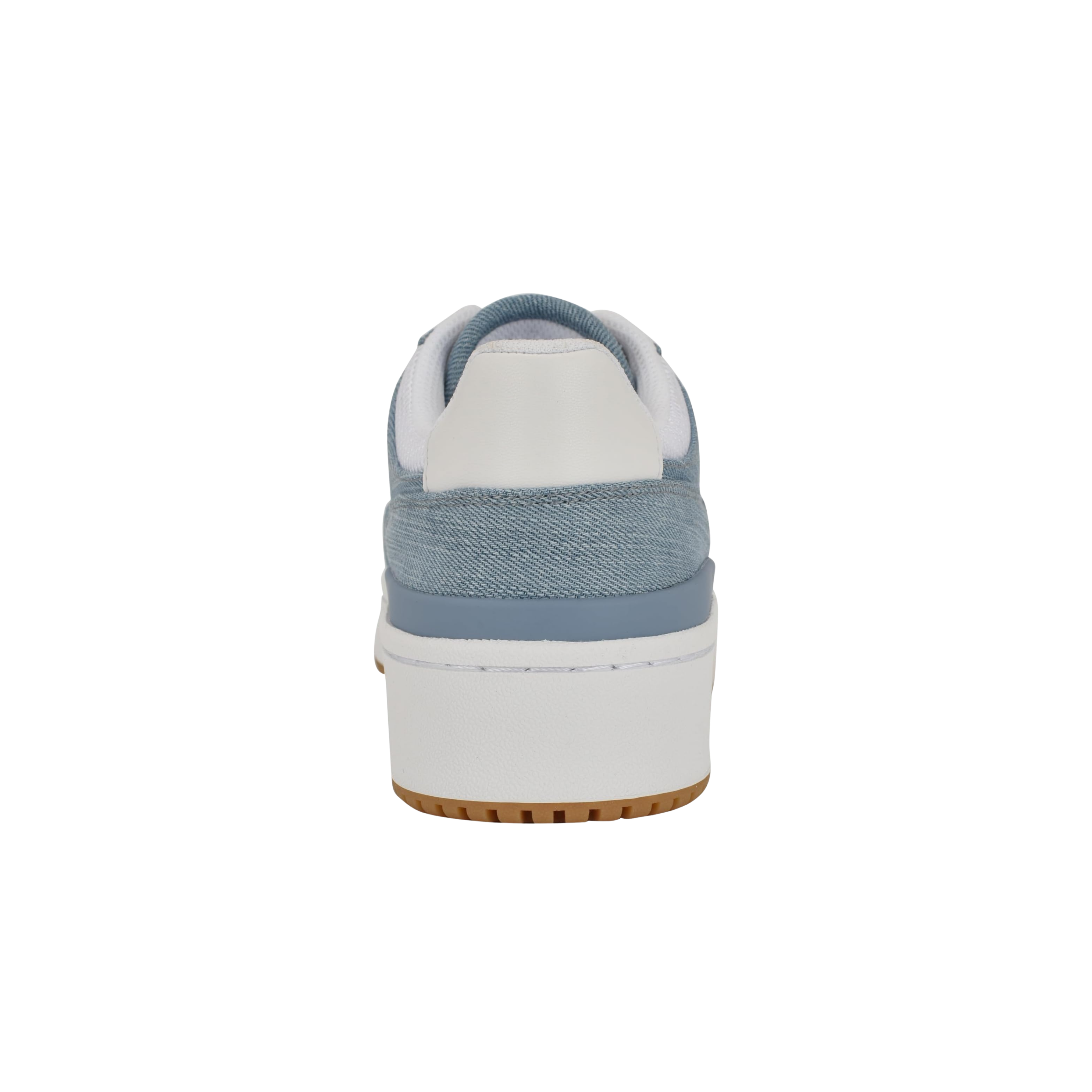 Calvin Klein Women Alondra Sneaker - White Medium Blue Denim