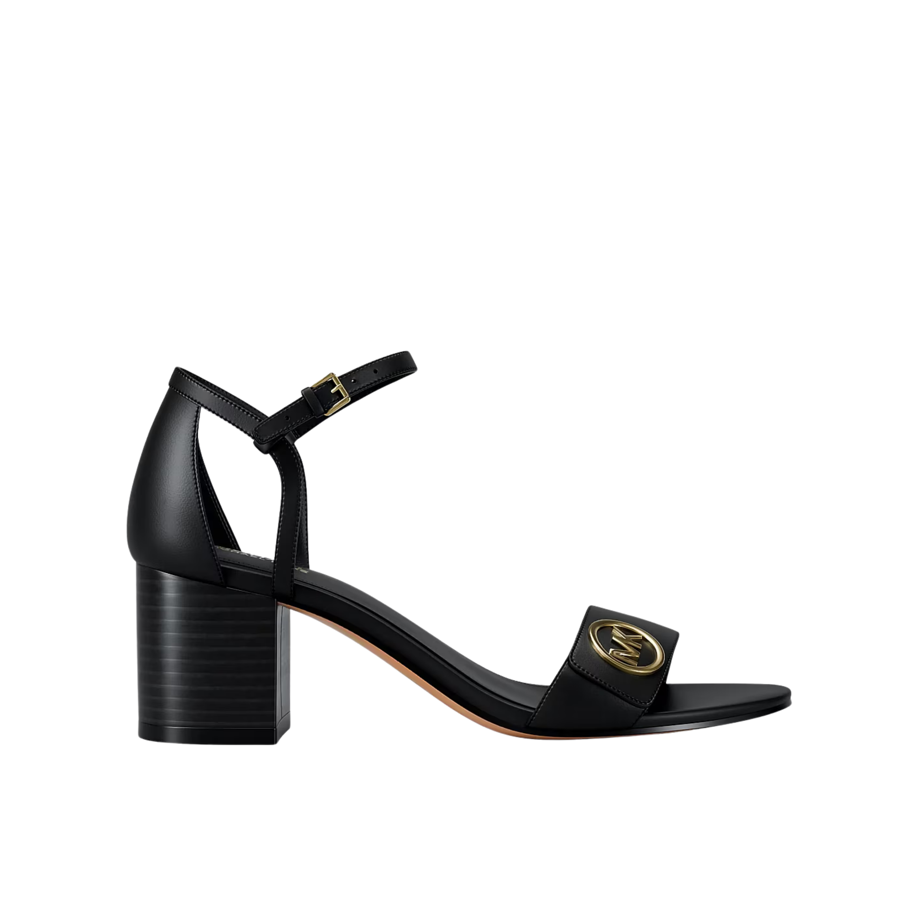 Michael Kors Women Hannah Block Heel Sandal - Black