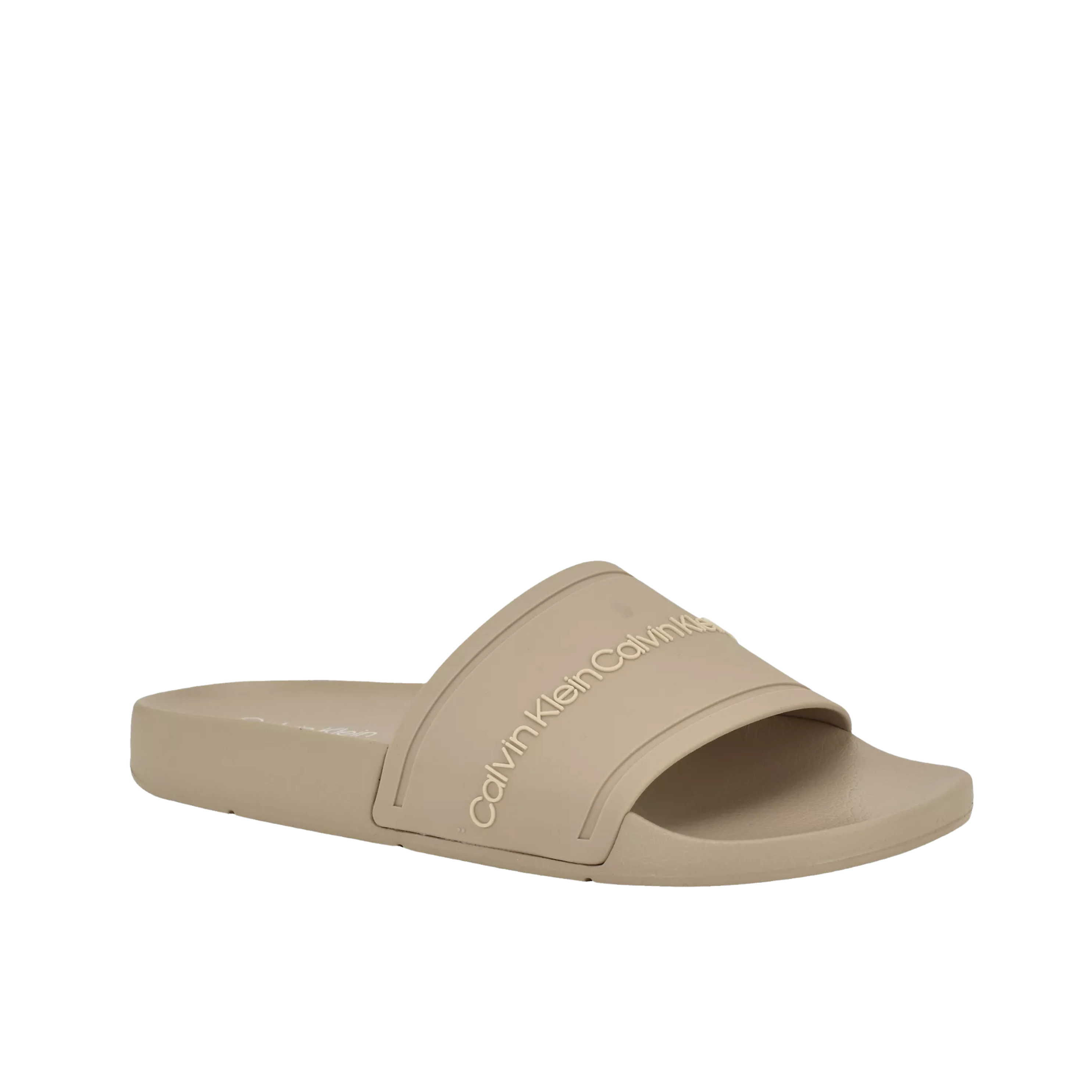 Calvin Klein Women Anyka Slide - Taupe