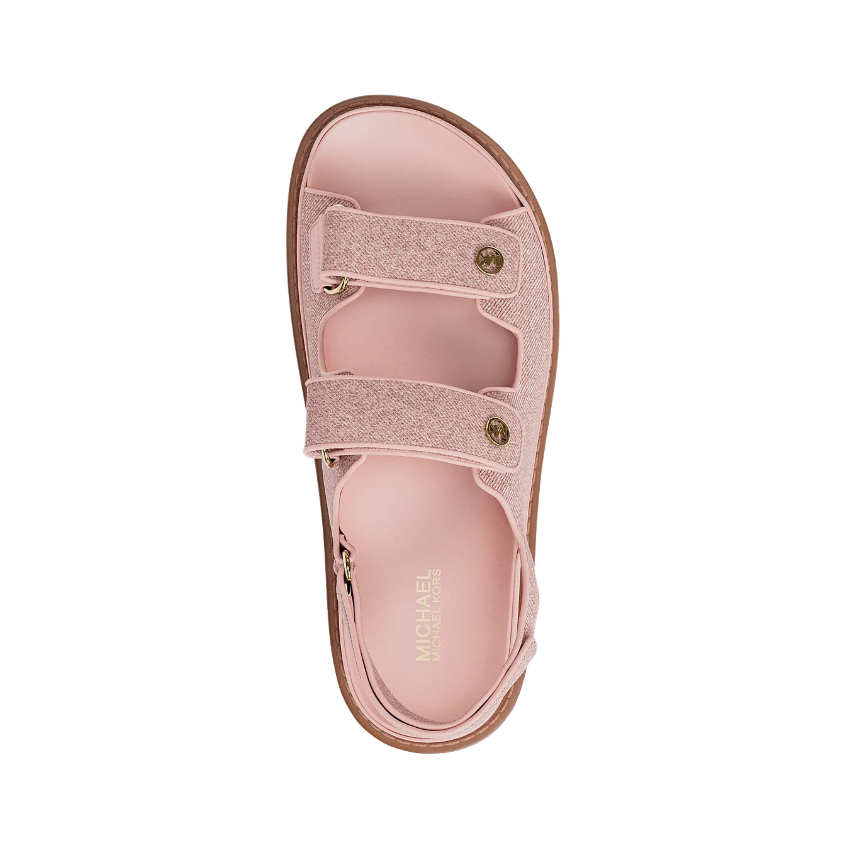 Michael Kors Women Holland Denim Sandal - Powder Blush