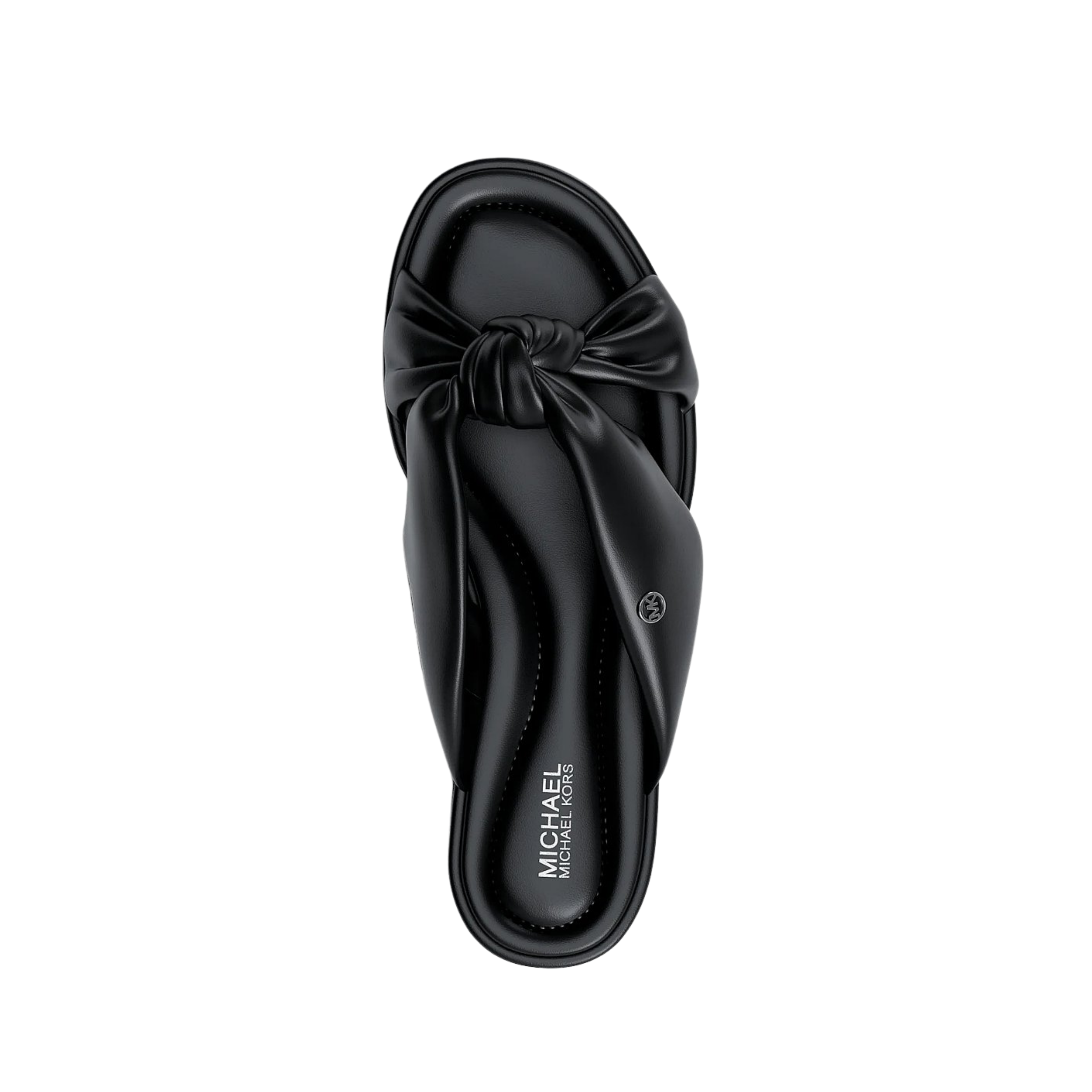 Michael Kors Women Elena Slide Sandal - Black