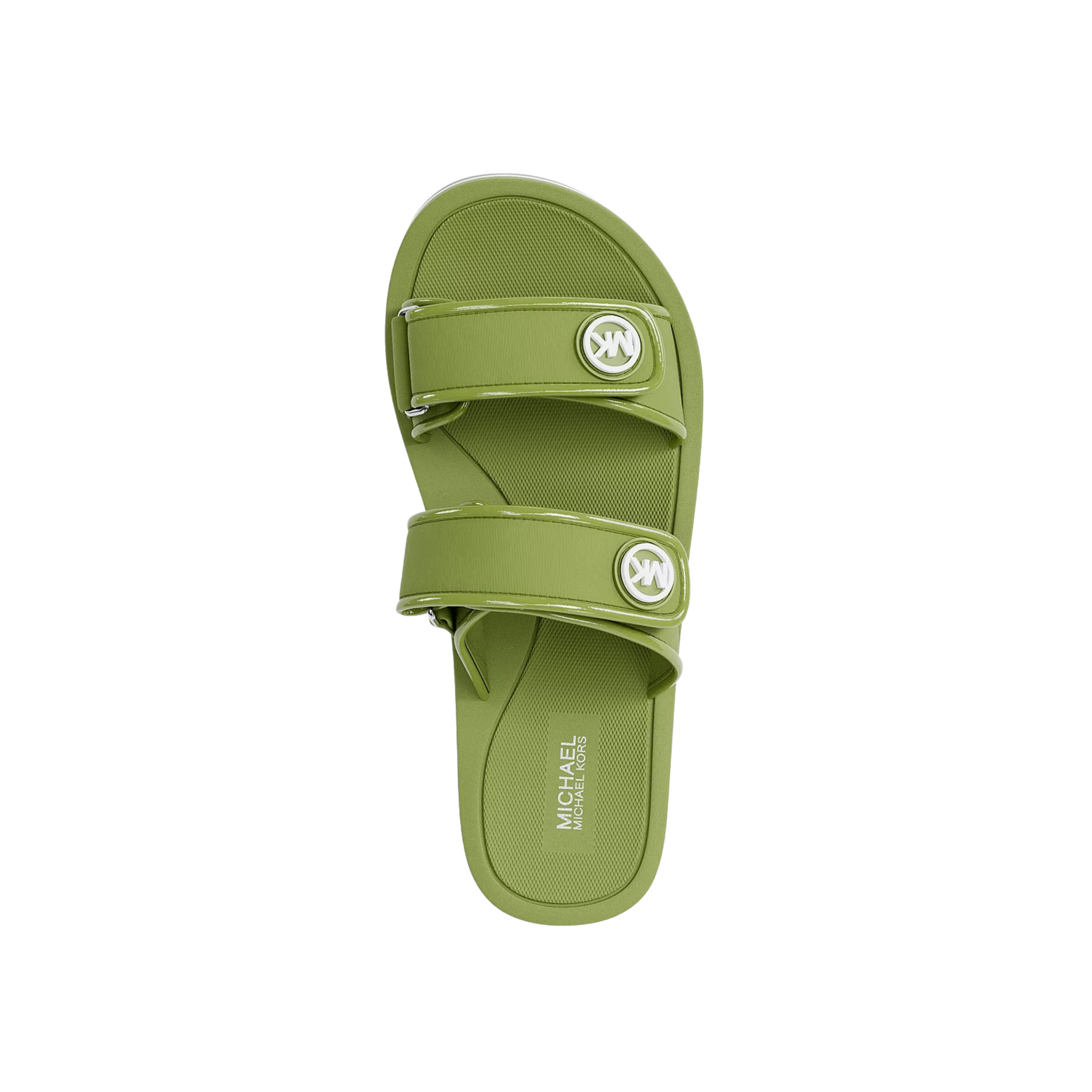 Michael Kors Women Foster Scuba Slide Sandal - Lime