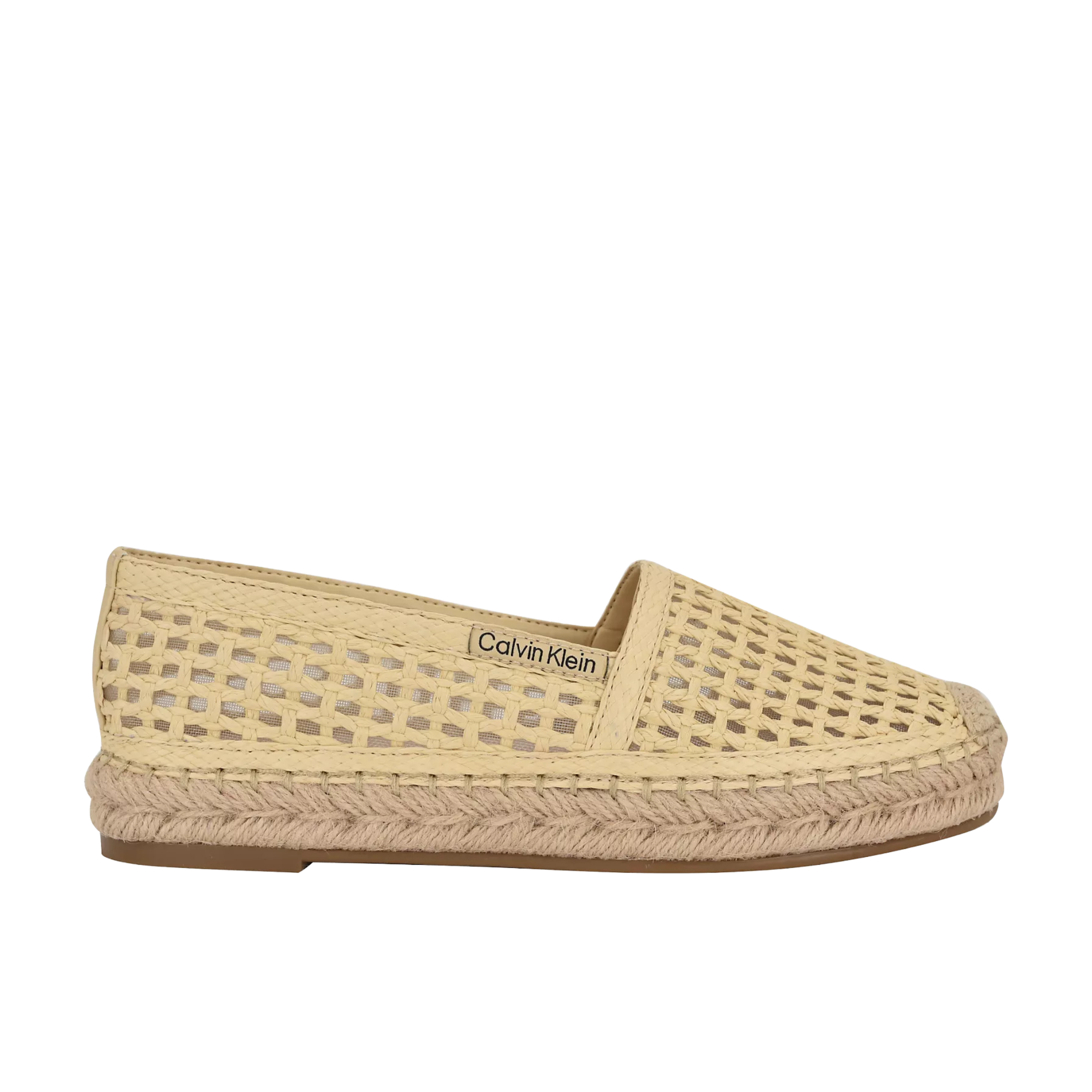 Calvin Klein Women Presley Espadrille Flats- Light Stone