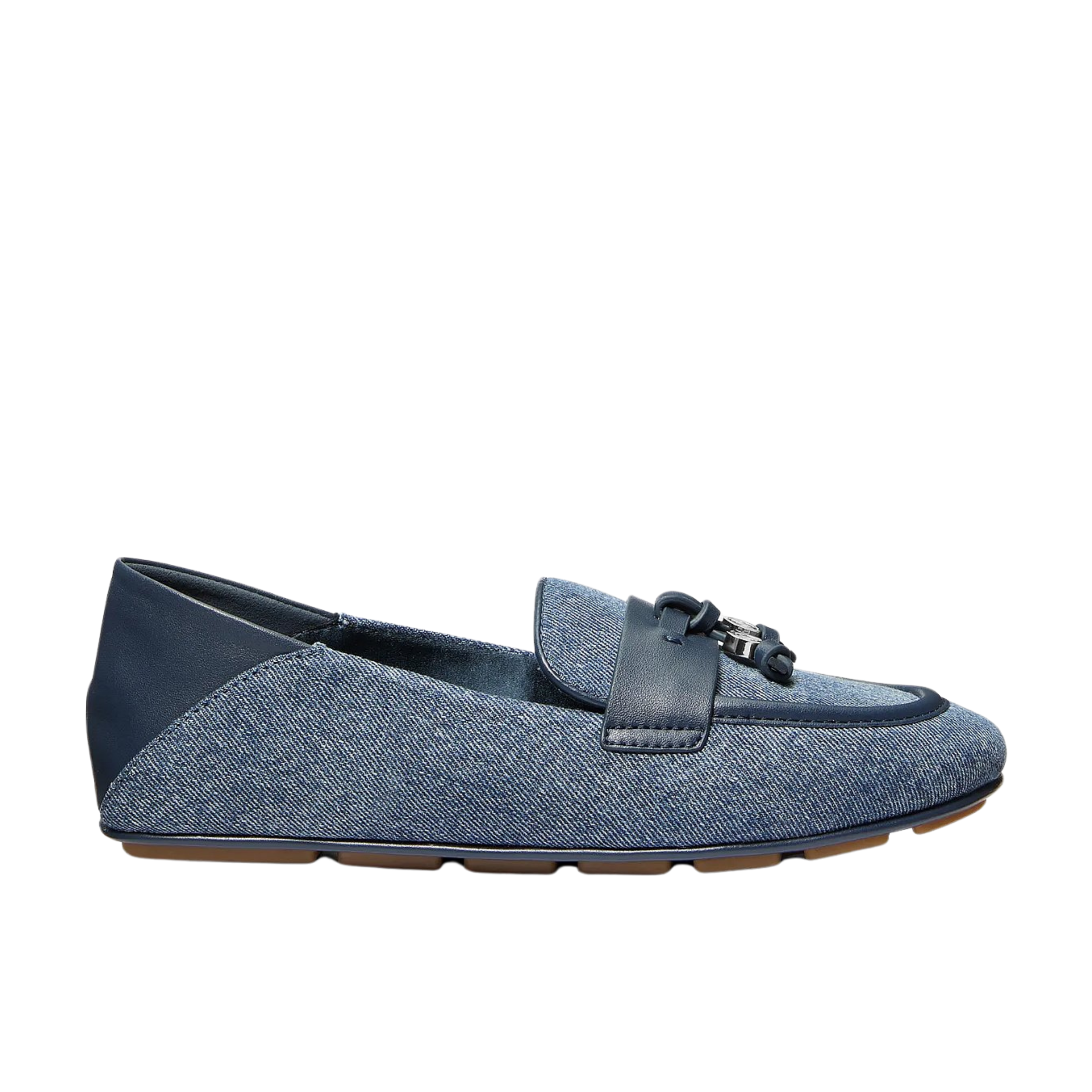 Michael Kors Women Zoe Denim Moccasin - DK VT Bluwsh