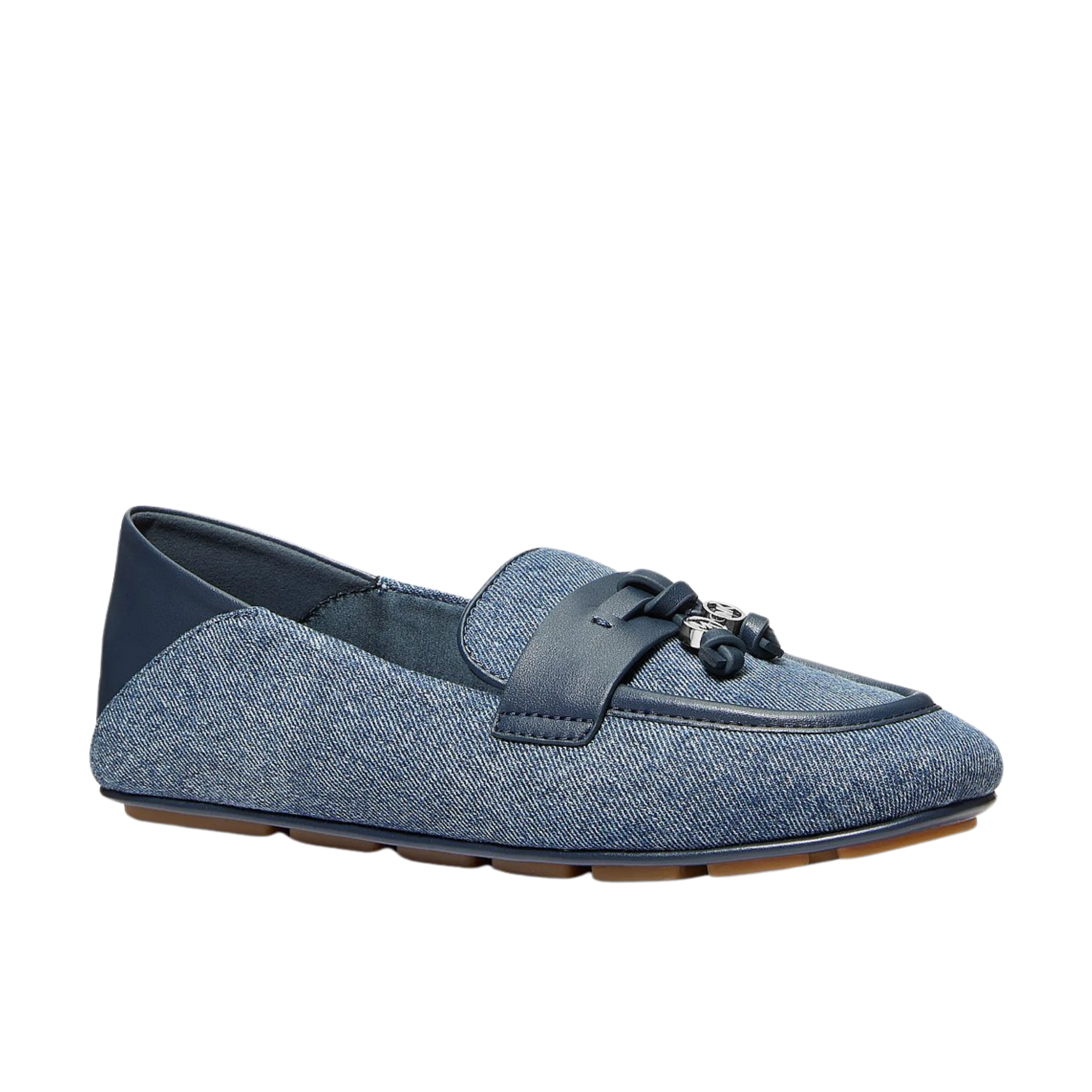 Michael Kors Women Zoe Denim Moccasin - DK VT Bluwsh