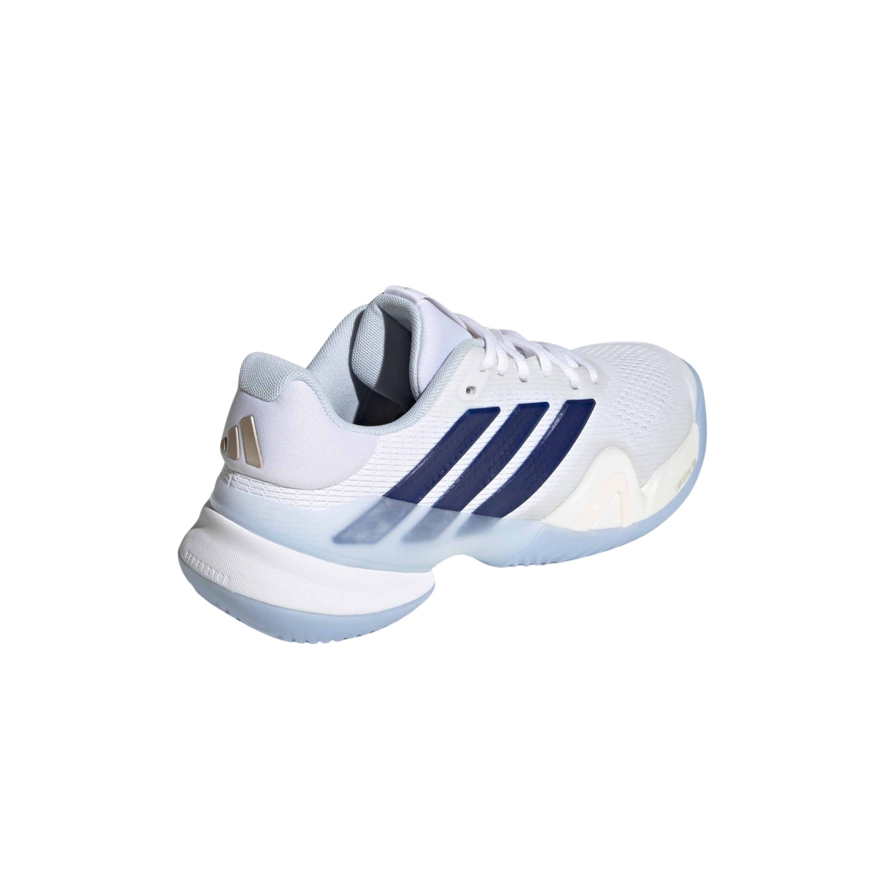 Adidas Women Barricade 14 - Cloud White Cyber Metallic Dark Blue