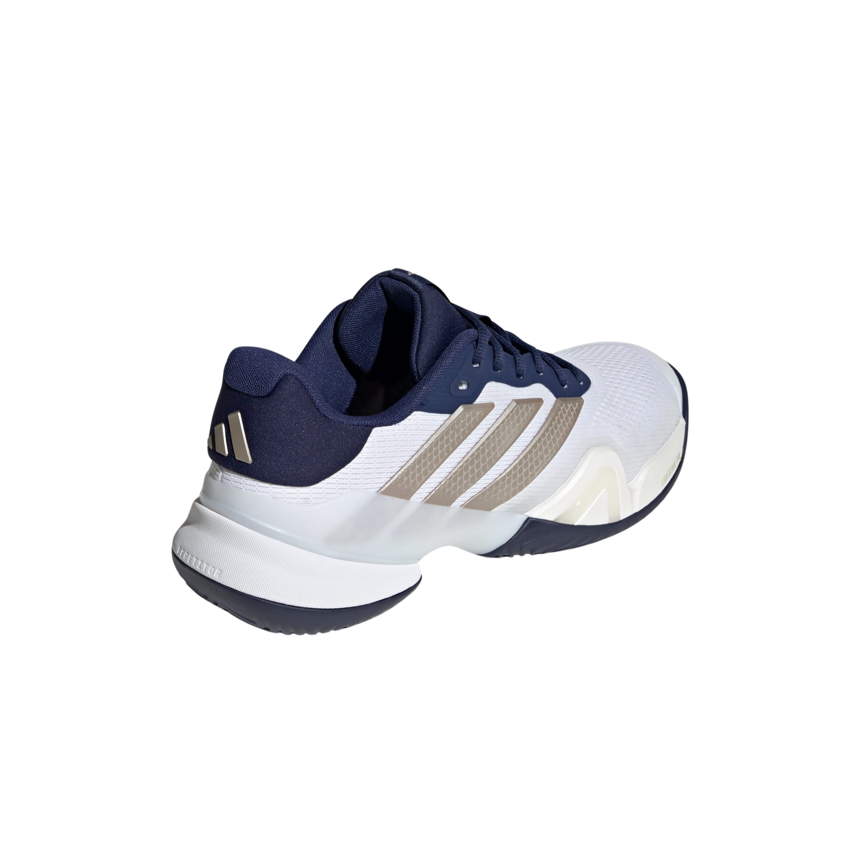 Adidas Men Barricade 14 - Cloud White Cyber Metallic Dark Blue