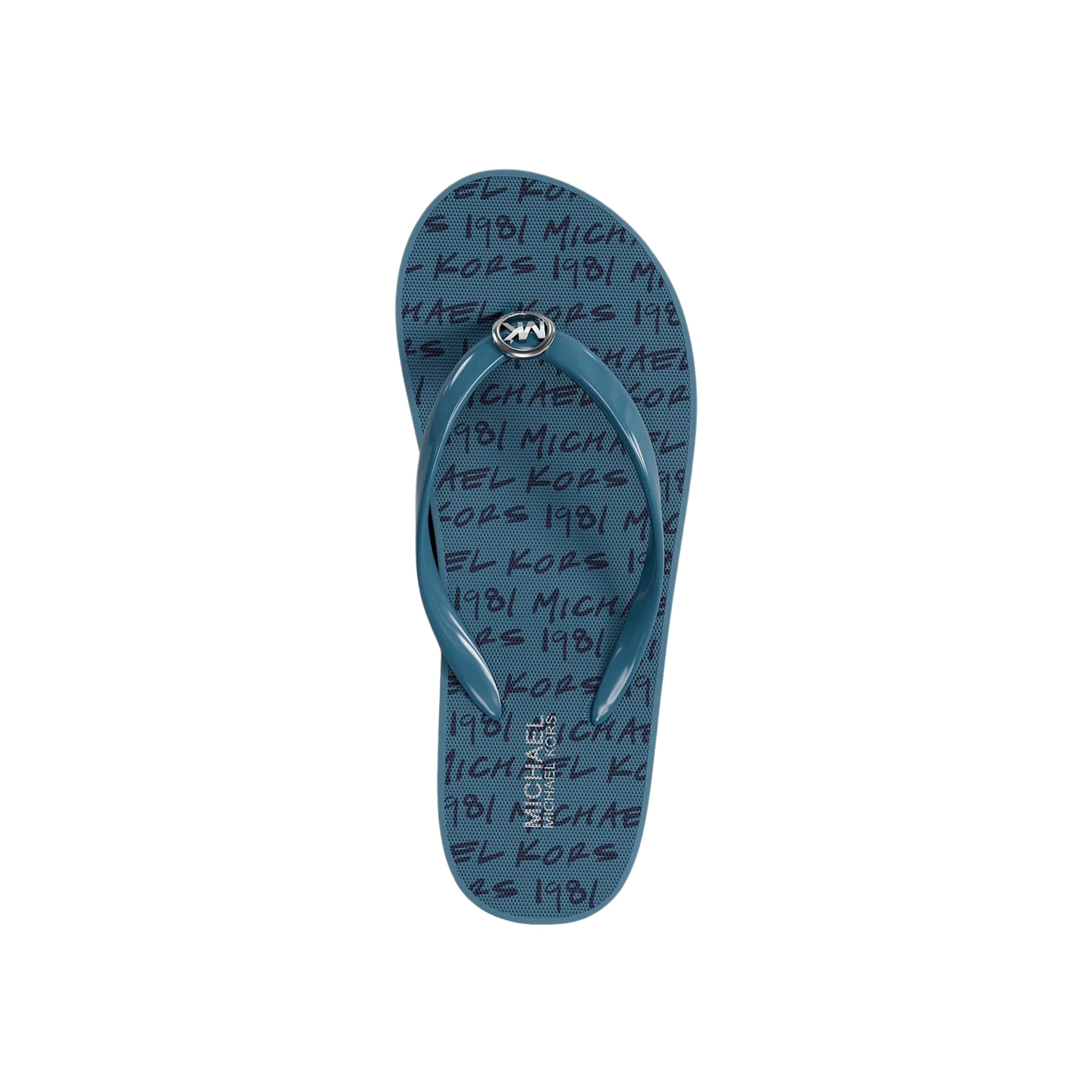 Michael Kors Women Bedford Logo Flip Flop - Denim