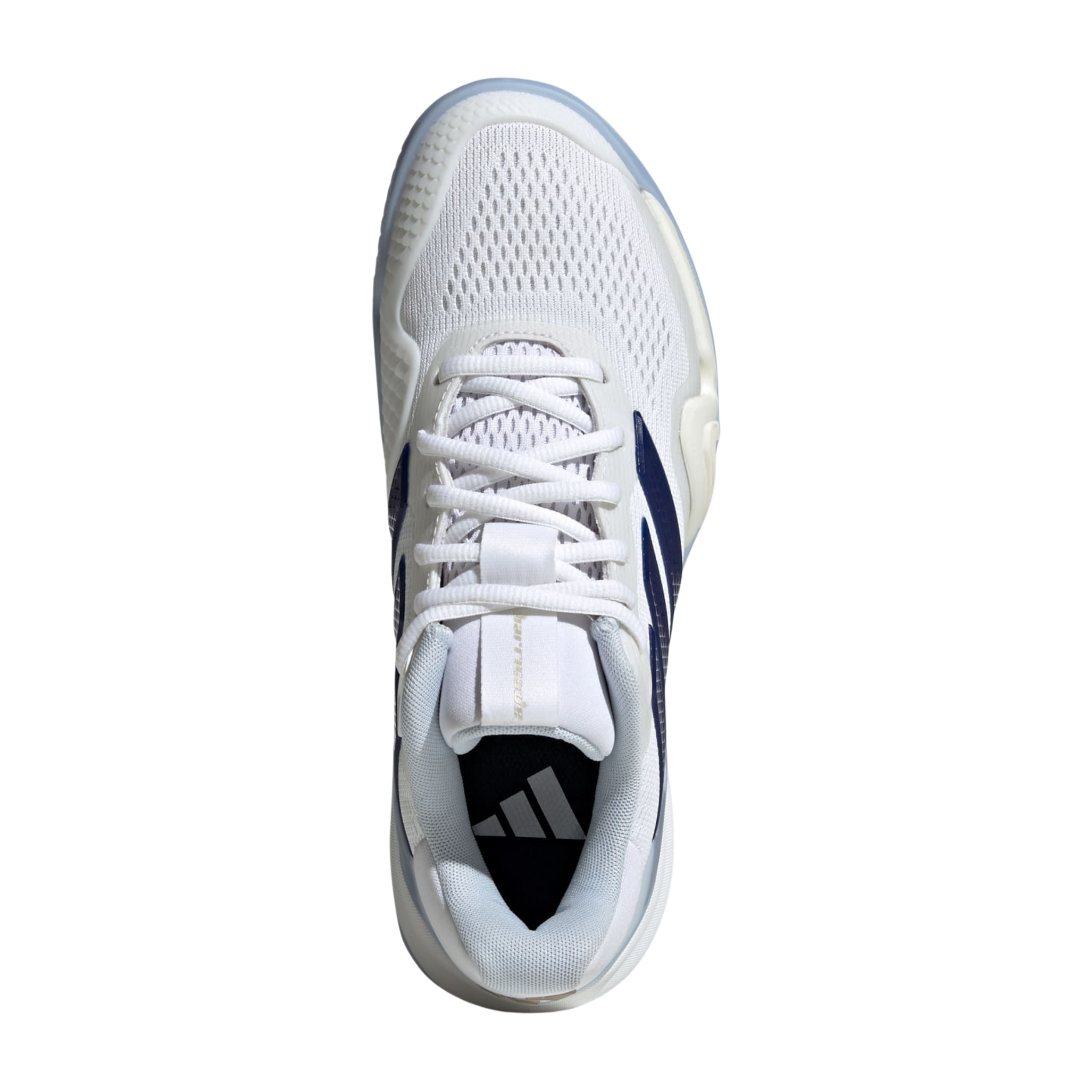 Adidas Women Barricade 14 - Cloud White Cyber Metallic Dark Blue