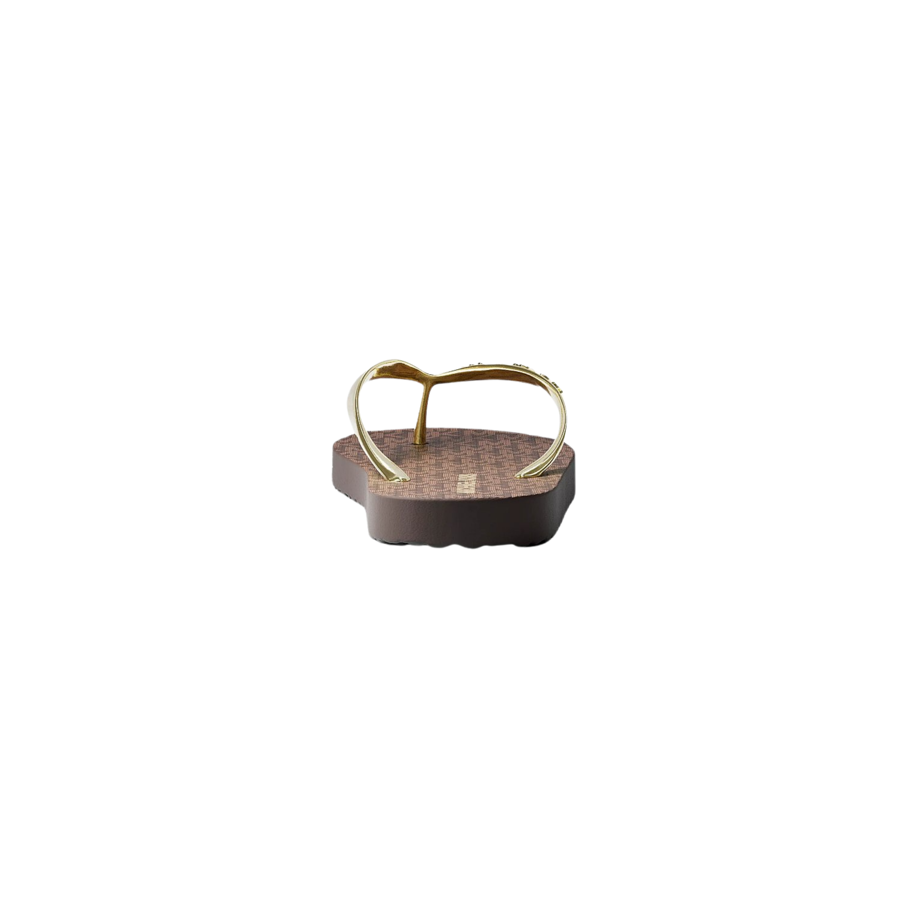 Michael Kors Women Signature Logo Flip Flops - Brown