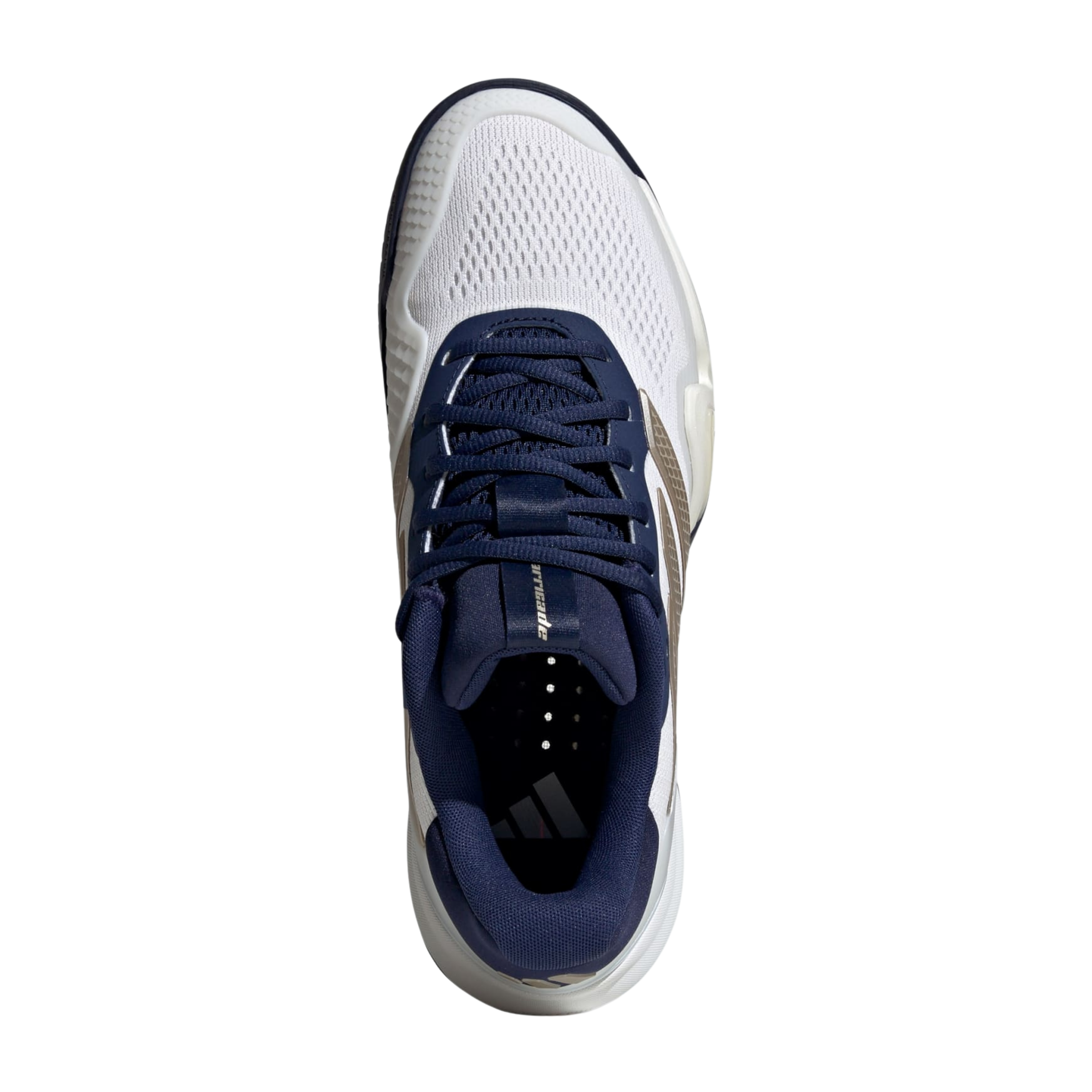Adidas Men Barricade 14 - Cloud White Cyber Metallic Dark Blue