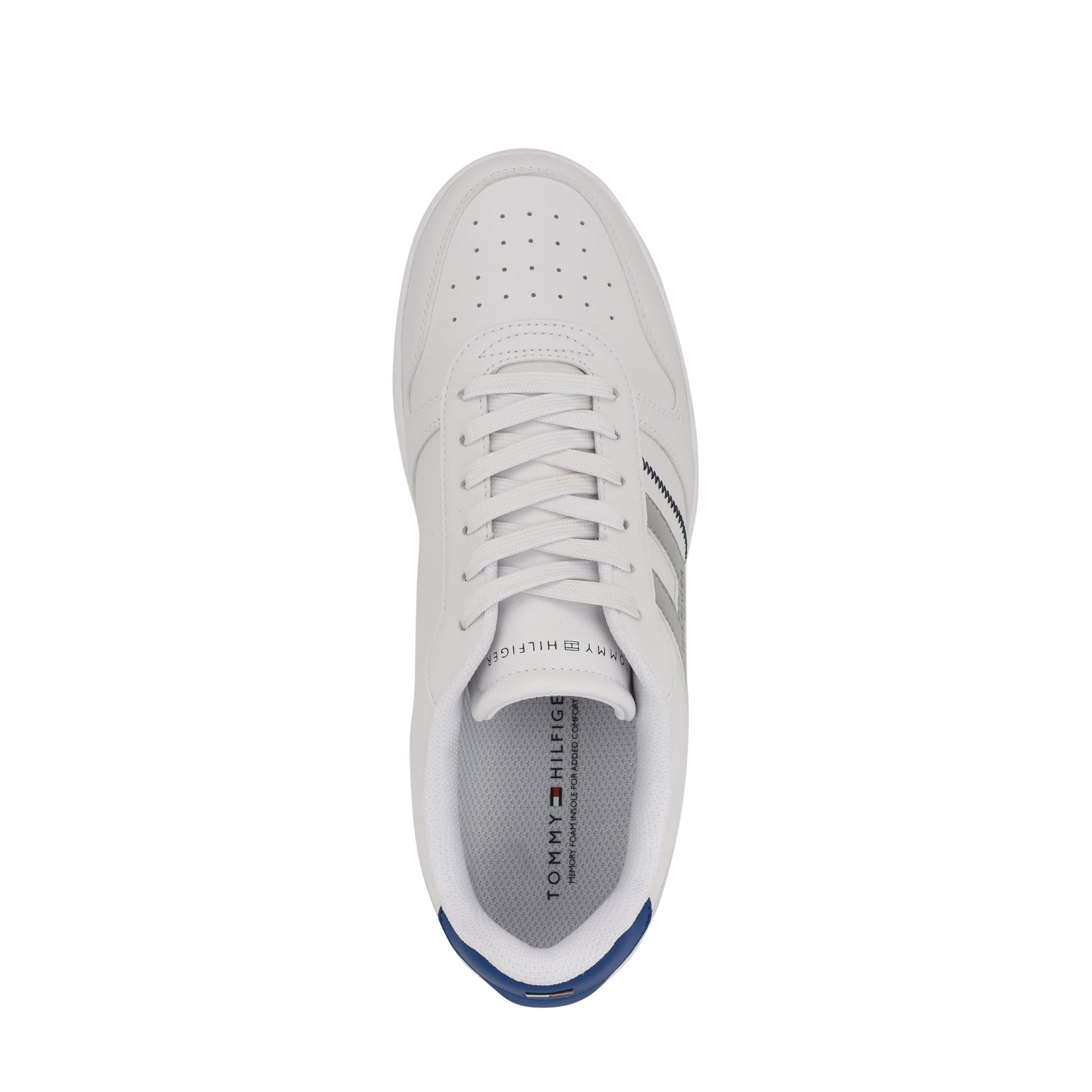 Tommy Hilfiger Men Tilyas - White Silver Blue