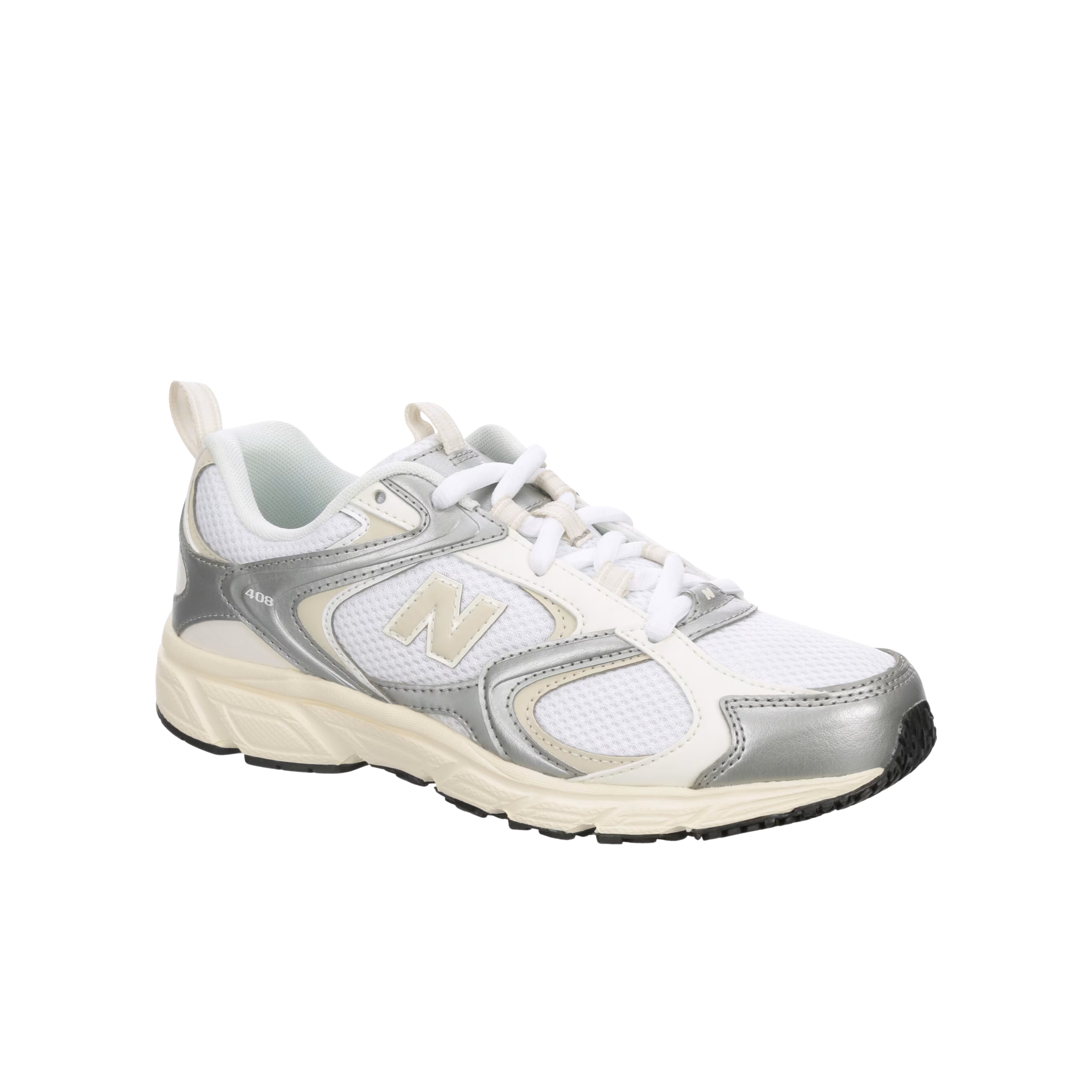 New Balance Women 408 Sneaker - White Silver