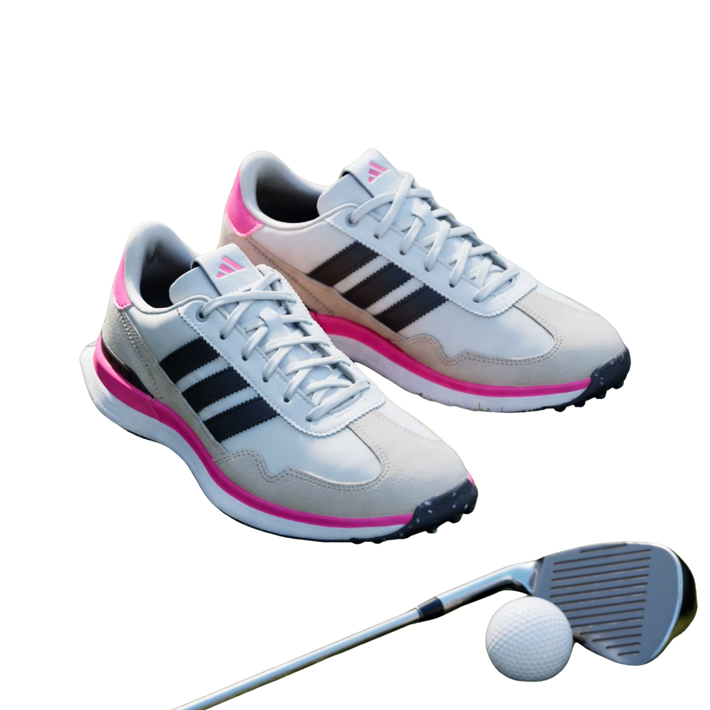 Adidas Women S2G 26 Textile Spikeless Golf - Cloud White Core Black Pink