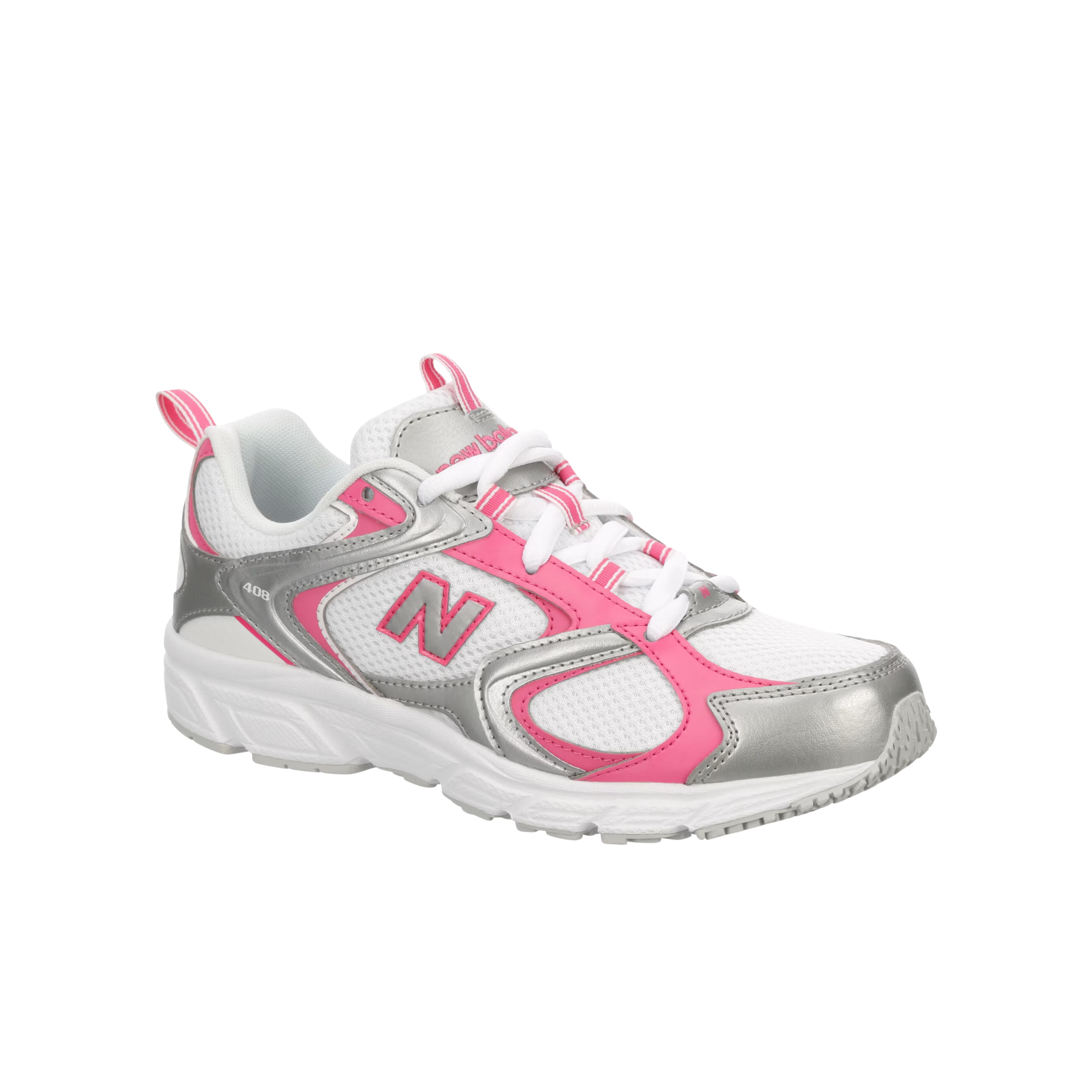New Balance Women 408 Sneaker - White Pink