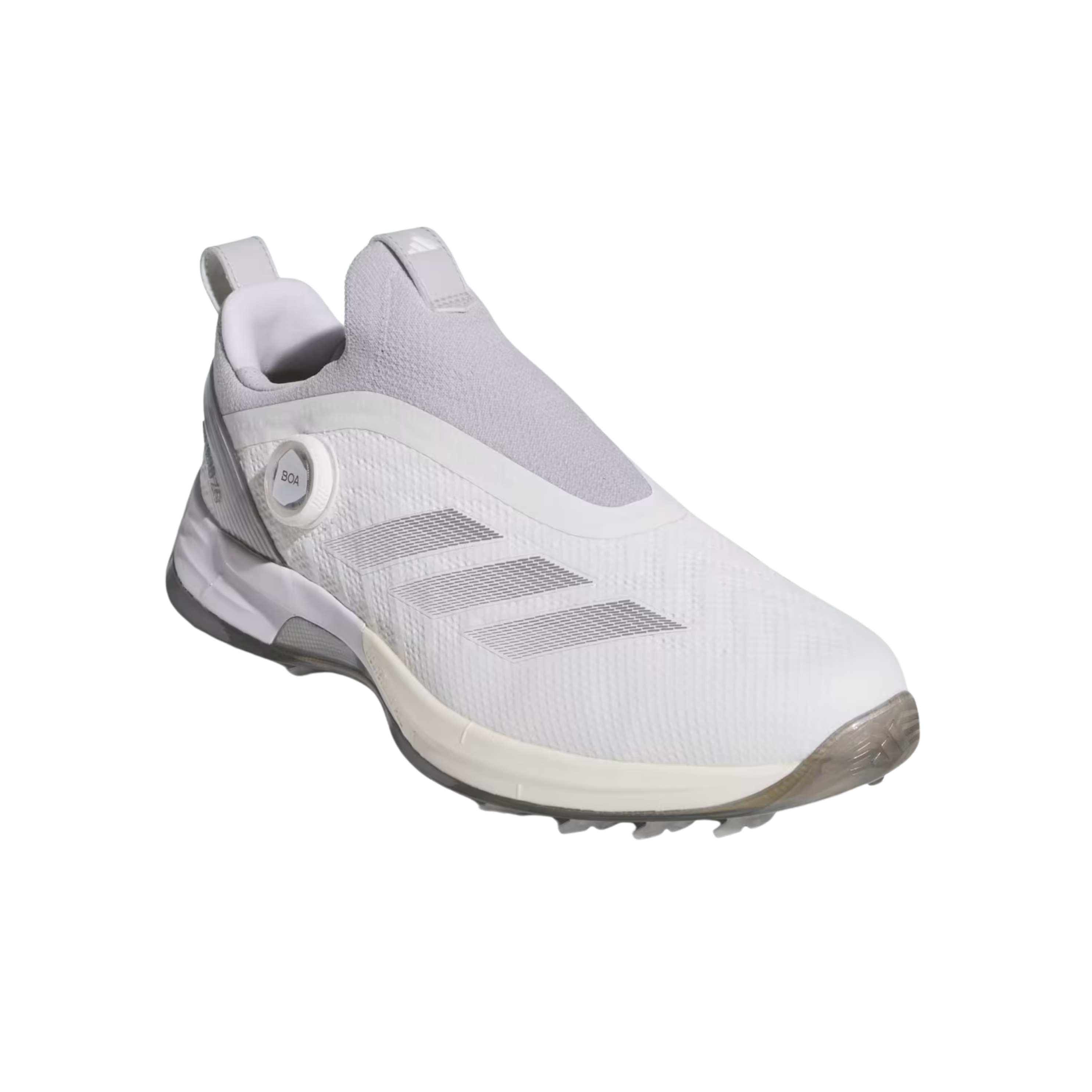 Adidas Men Adizero ZG Boa Spikeless Golf - Cloud White Silver Metallic