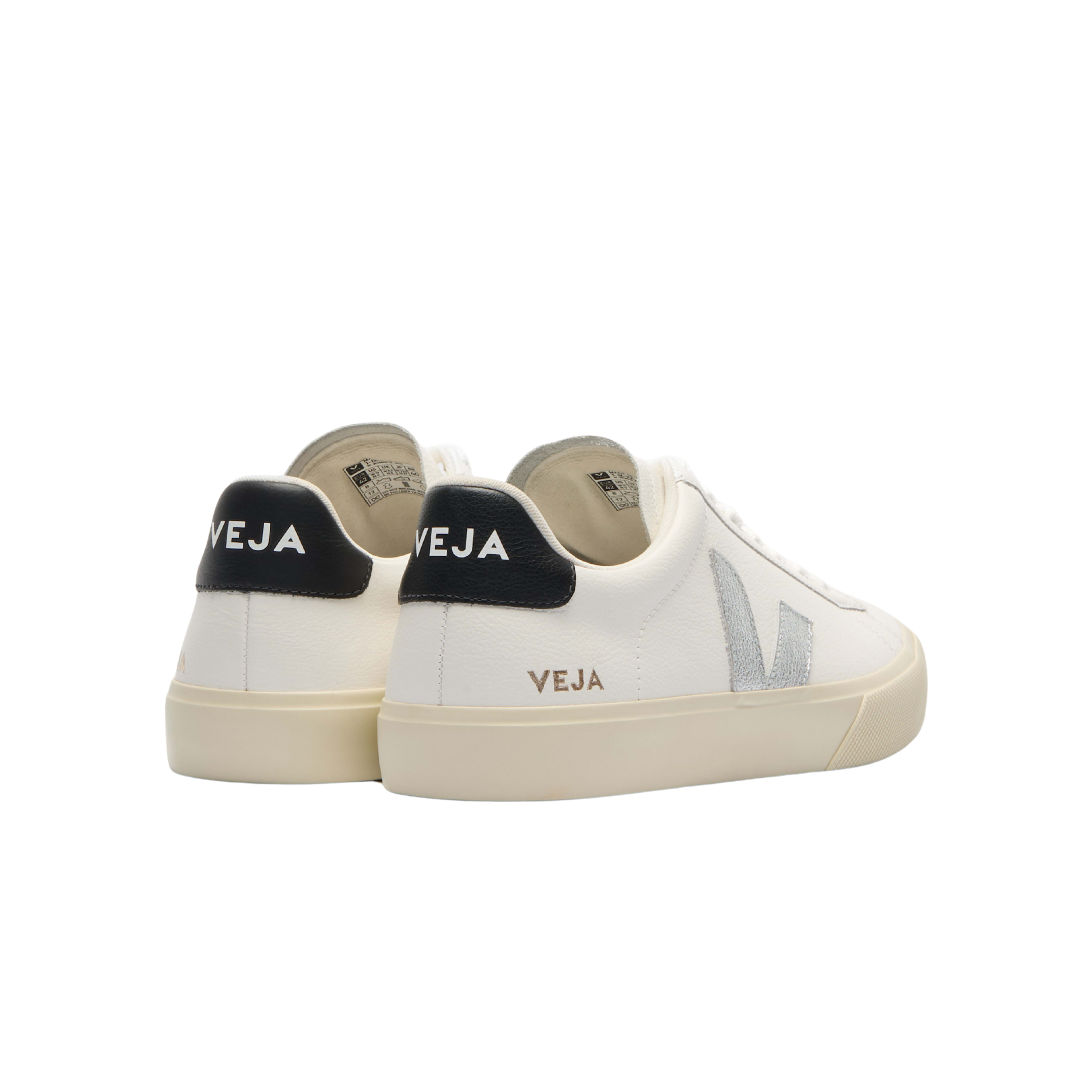 Veja Women Campo - White Silver Black