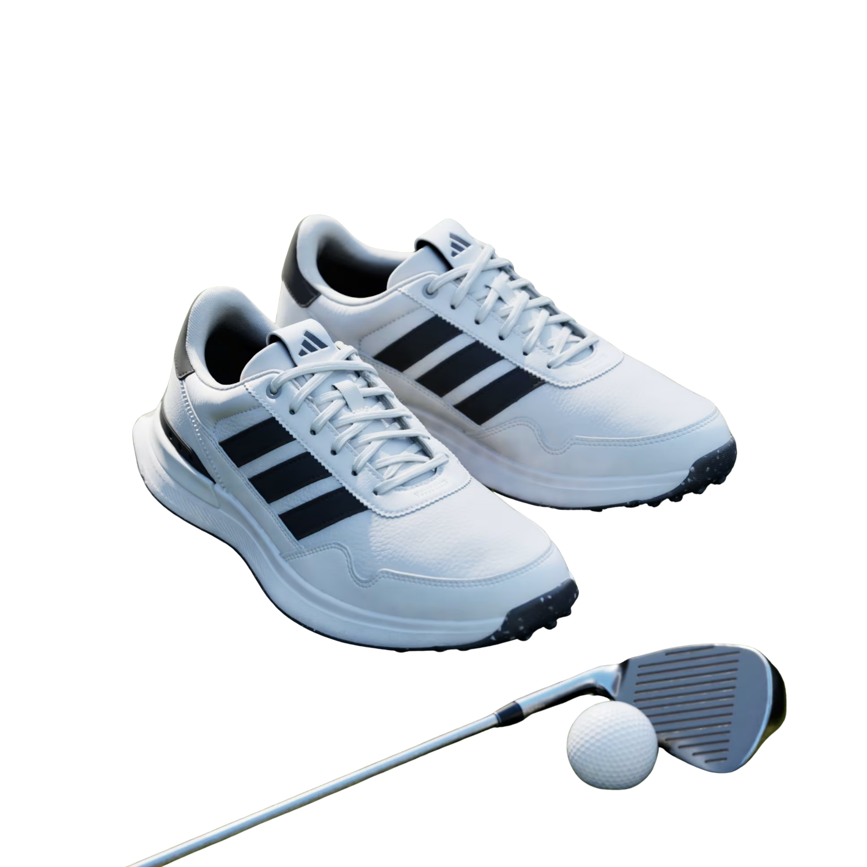 Adidas Men S2G 26 Leather Spikeles Golf - Cloud White Core Black