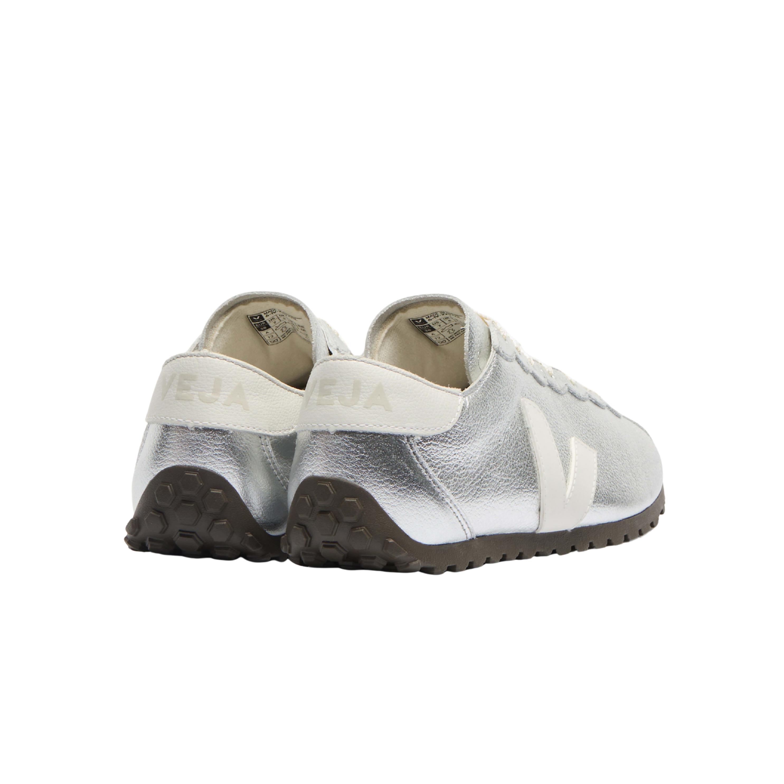 Veja Women Cateyes - Leather Silver White