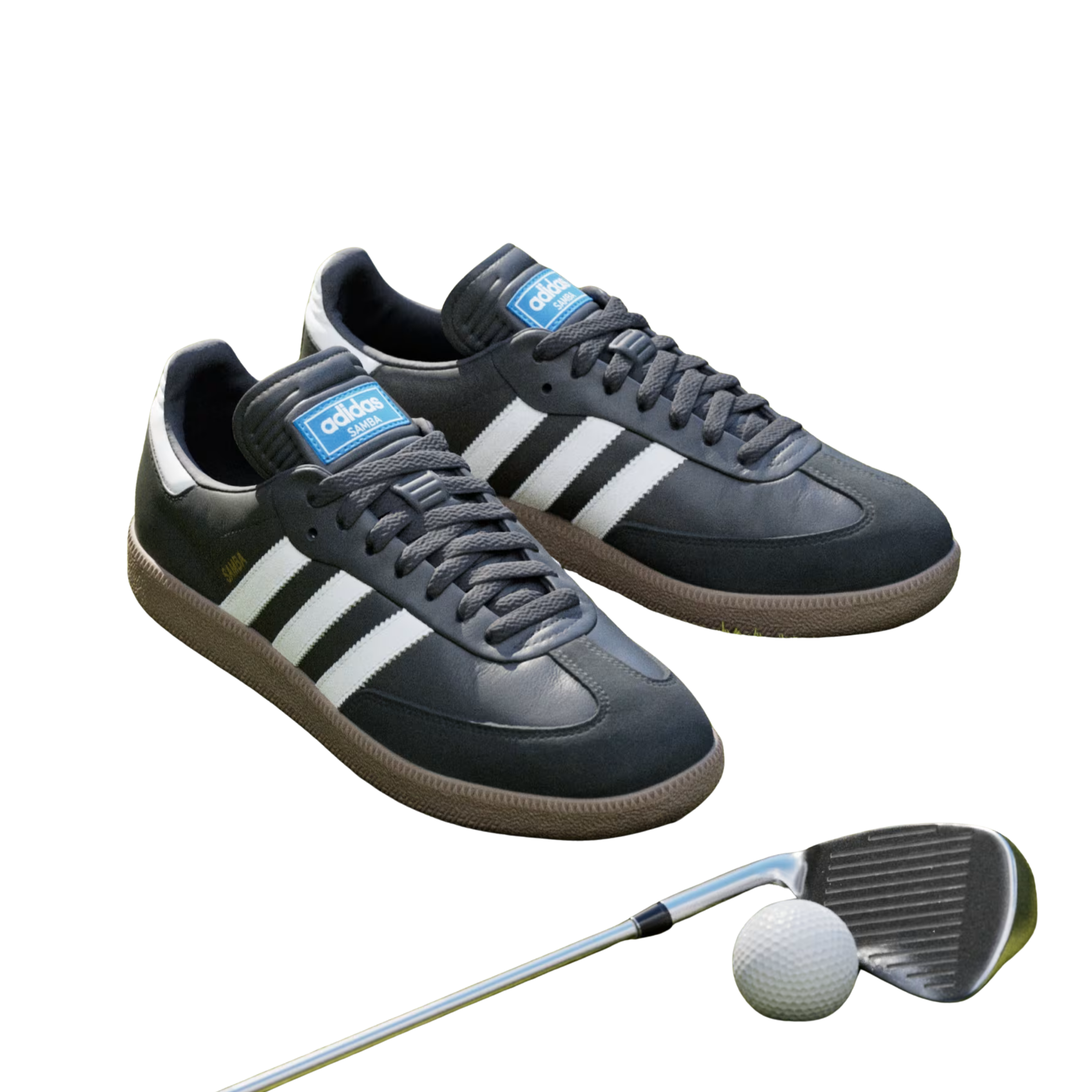 Adidas Men Samba Spikeless Golf - Core Black Cloud White