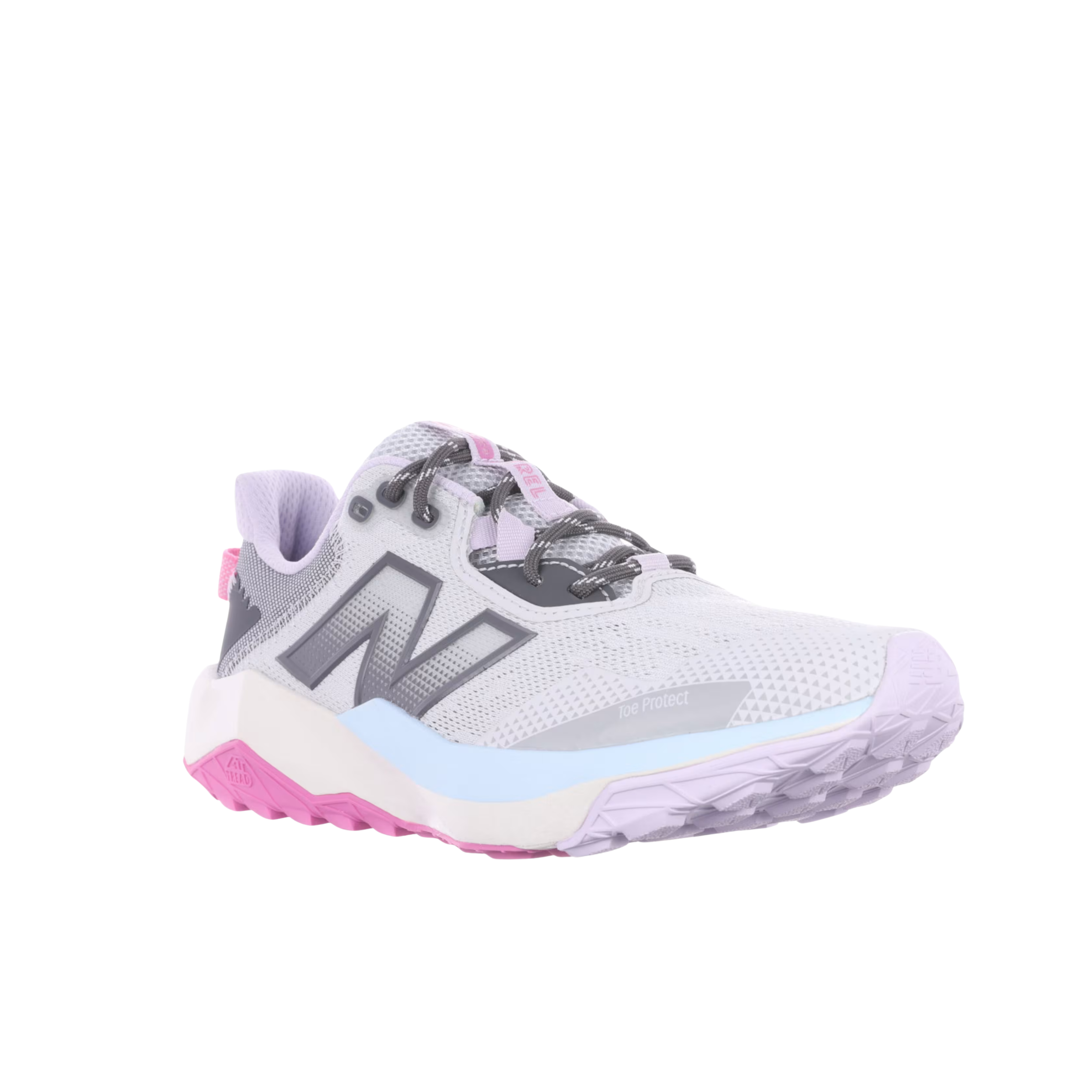 New Balance Women Nitrel V6 Trail Sneaker - Pale Gray