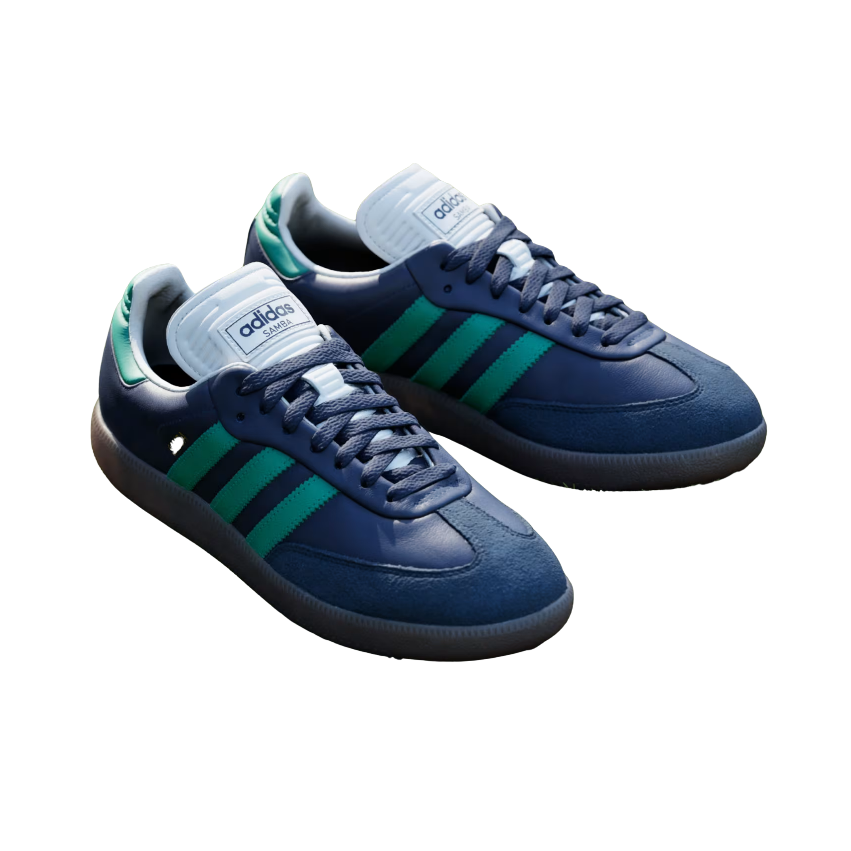 Adidas Men Samba Spikeless Golf - Night Indigo Court Green
