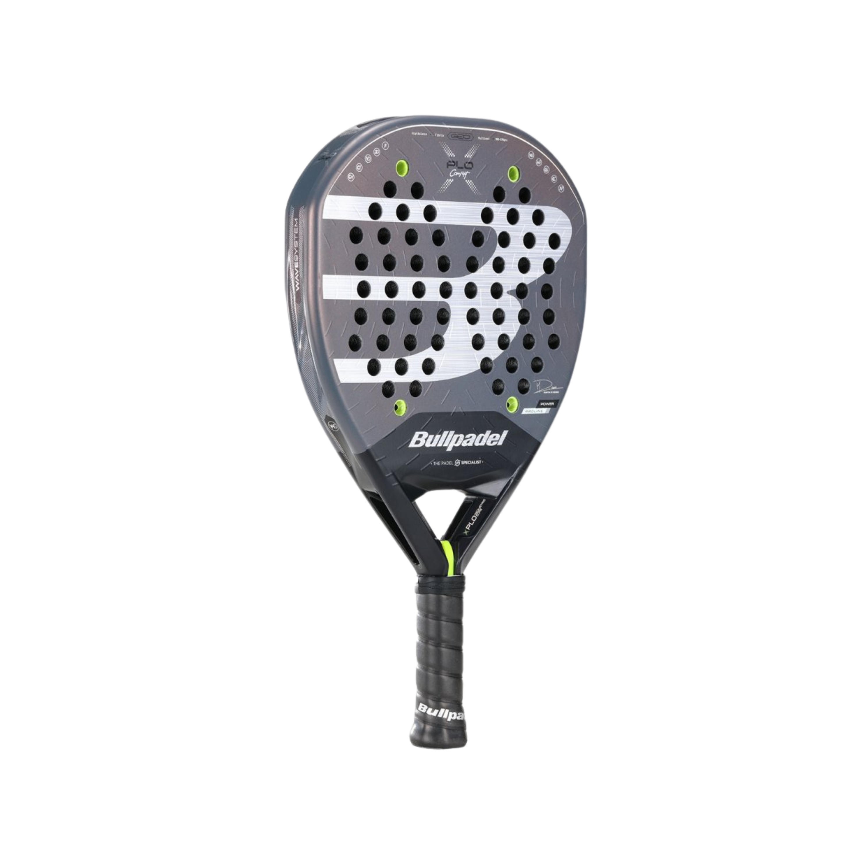 Bullpadel Xplo CMF 2026 Padel Racket - White Silver