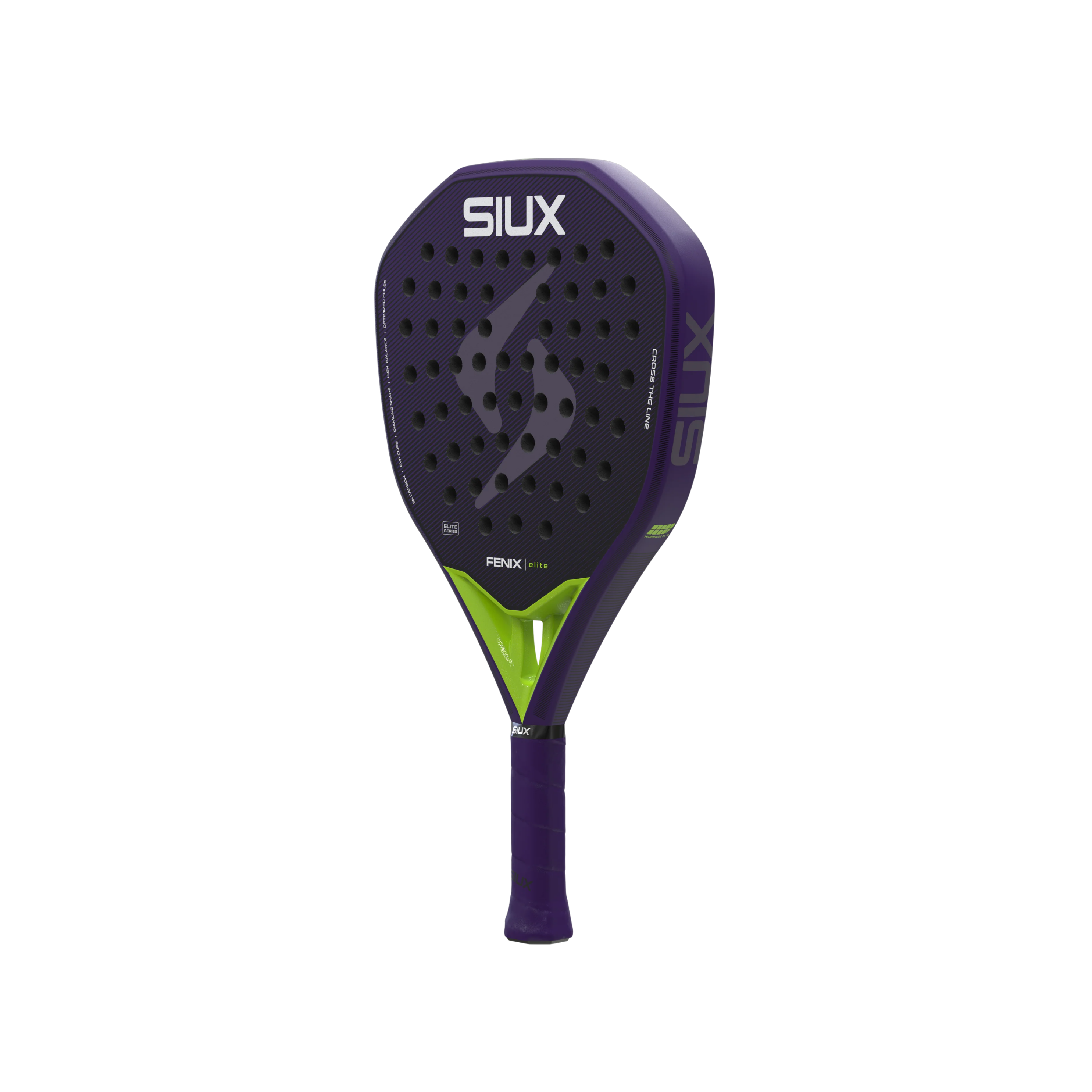 Siux Fenix Elite 2026 Padel Racket - Purple Green