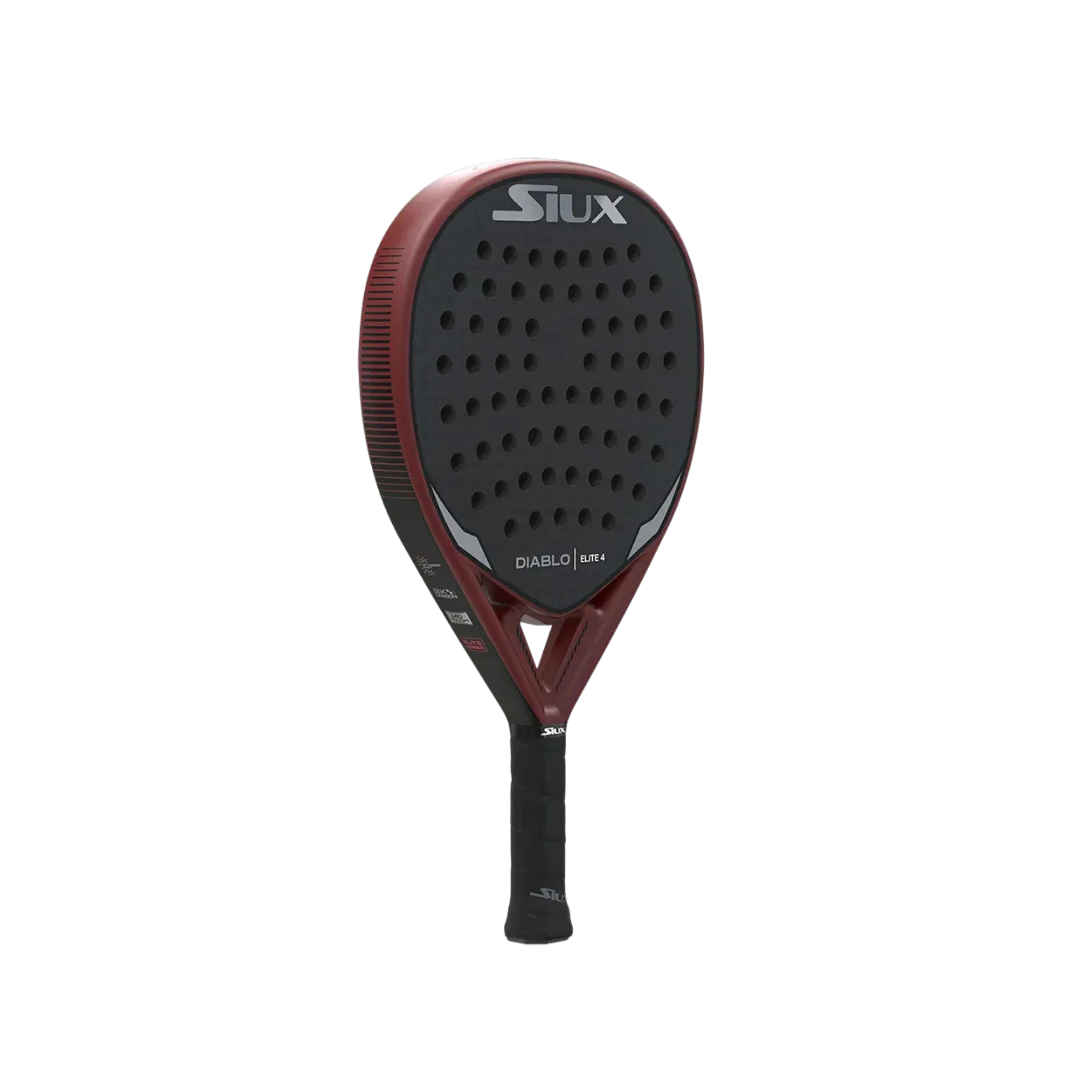 Siux Diablo Elite 4 Padel Racket - Wine Black
