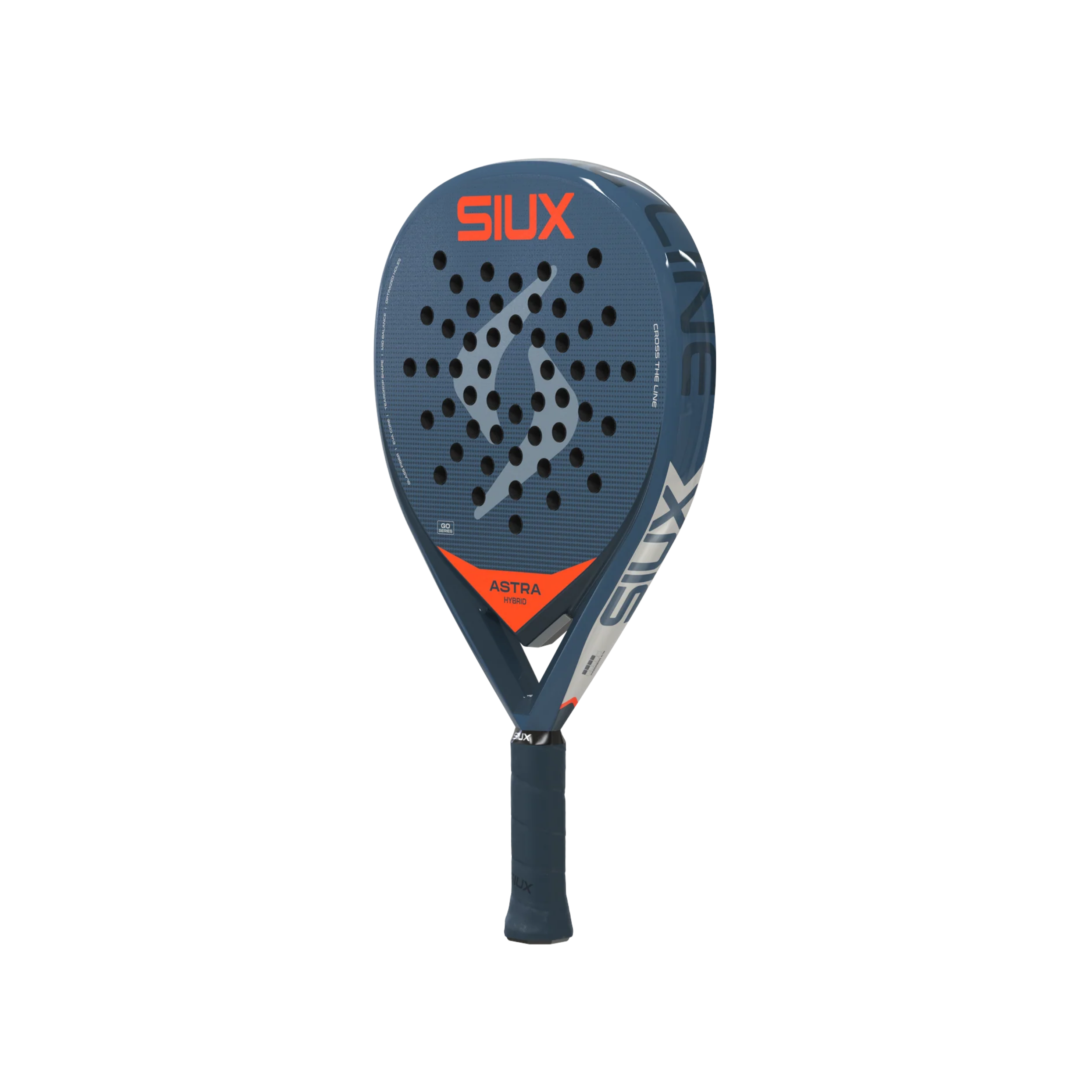 Siux Astra Go Hybrid 2026 Padel Racket - Blue Orange