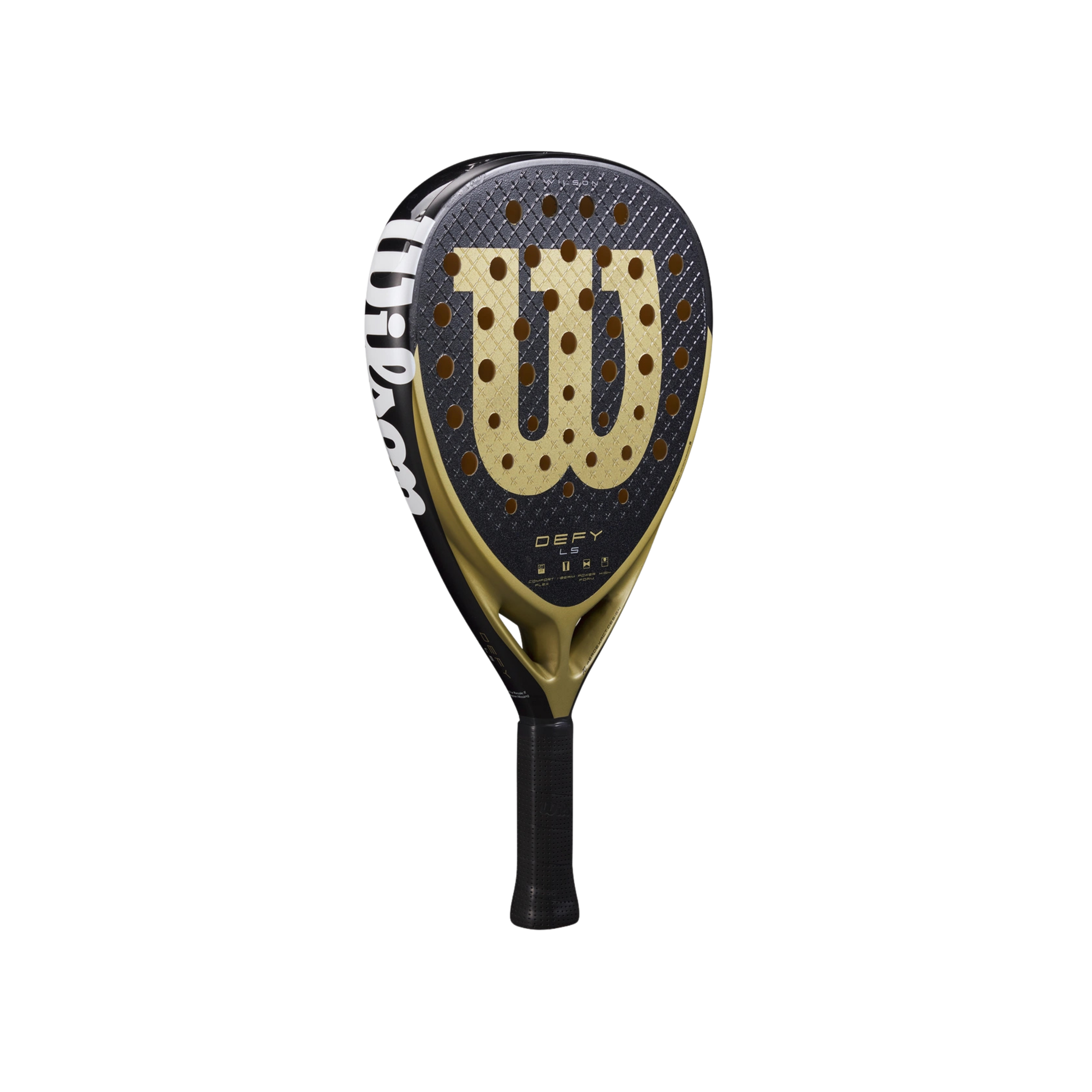 Wilson Defy LS V1 Padel Racket - Black Gold