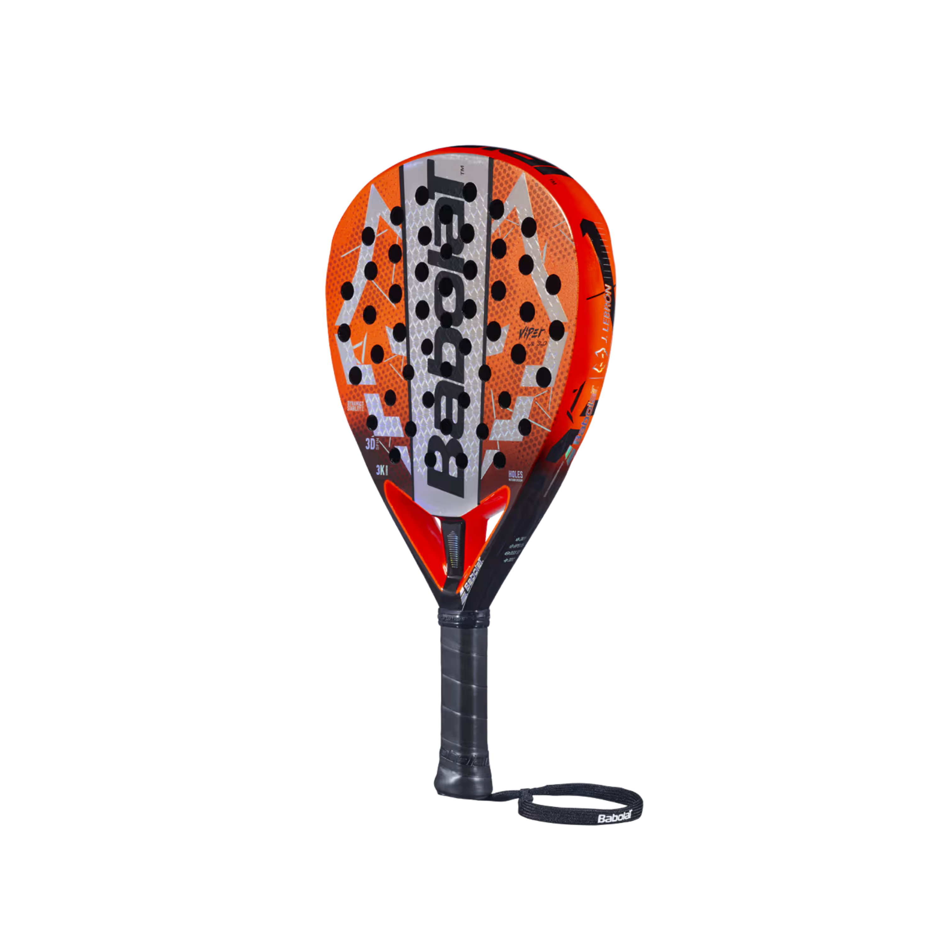 Babolat Viper Juan Lebrón 3.0 Padel Racket - Orange Black