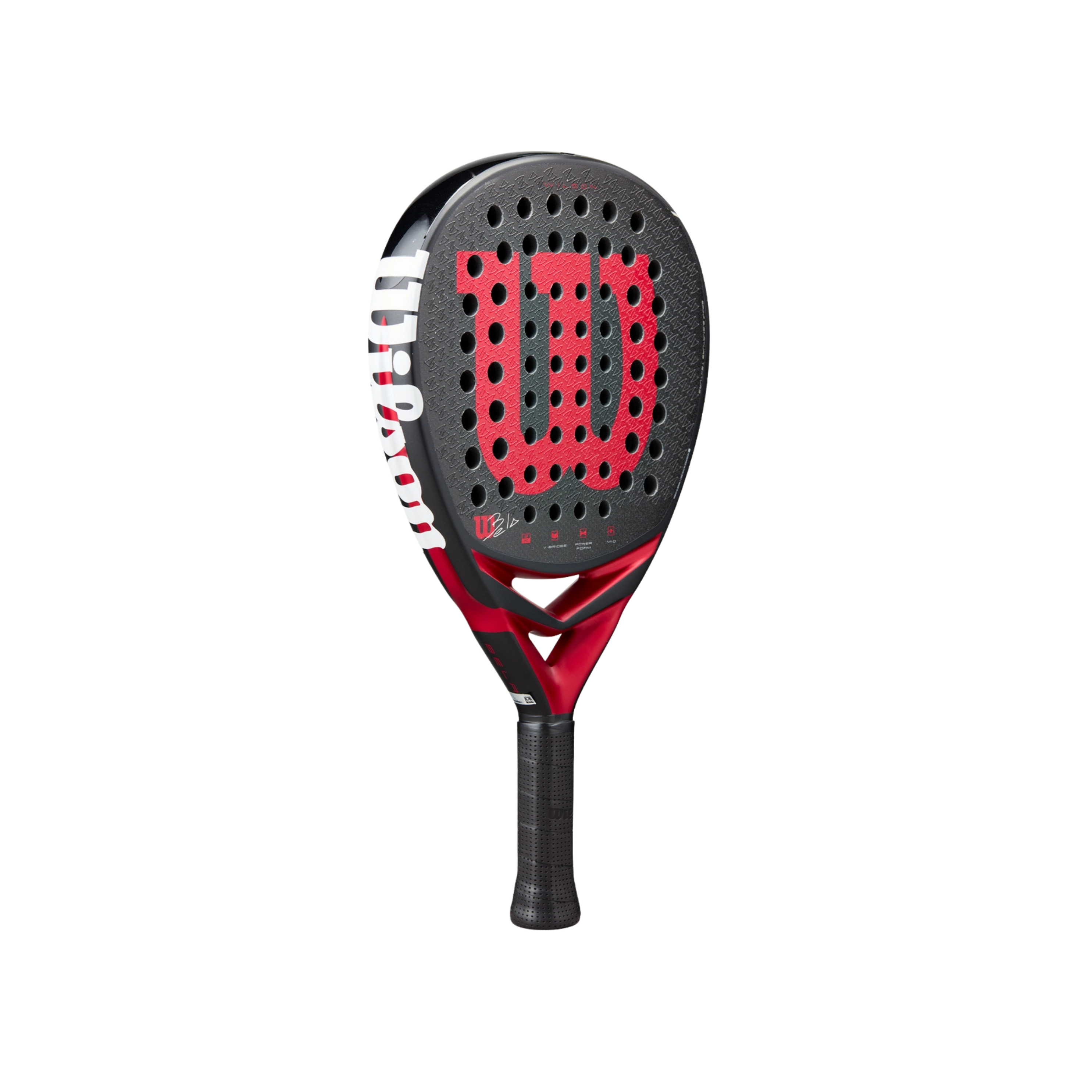 Wilson Bela V3 Padel Racket - Black Red