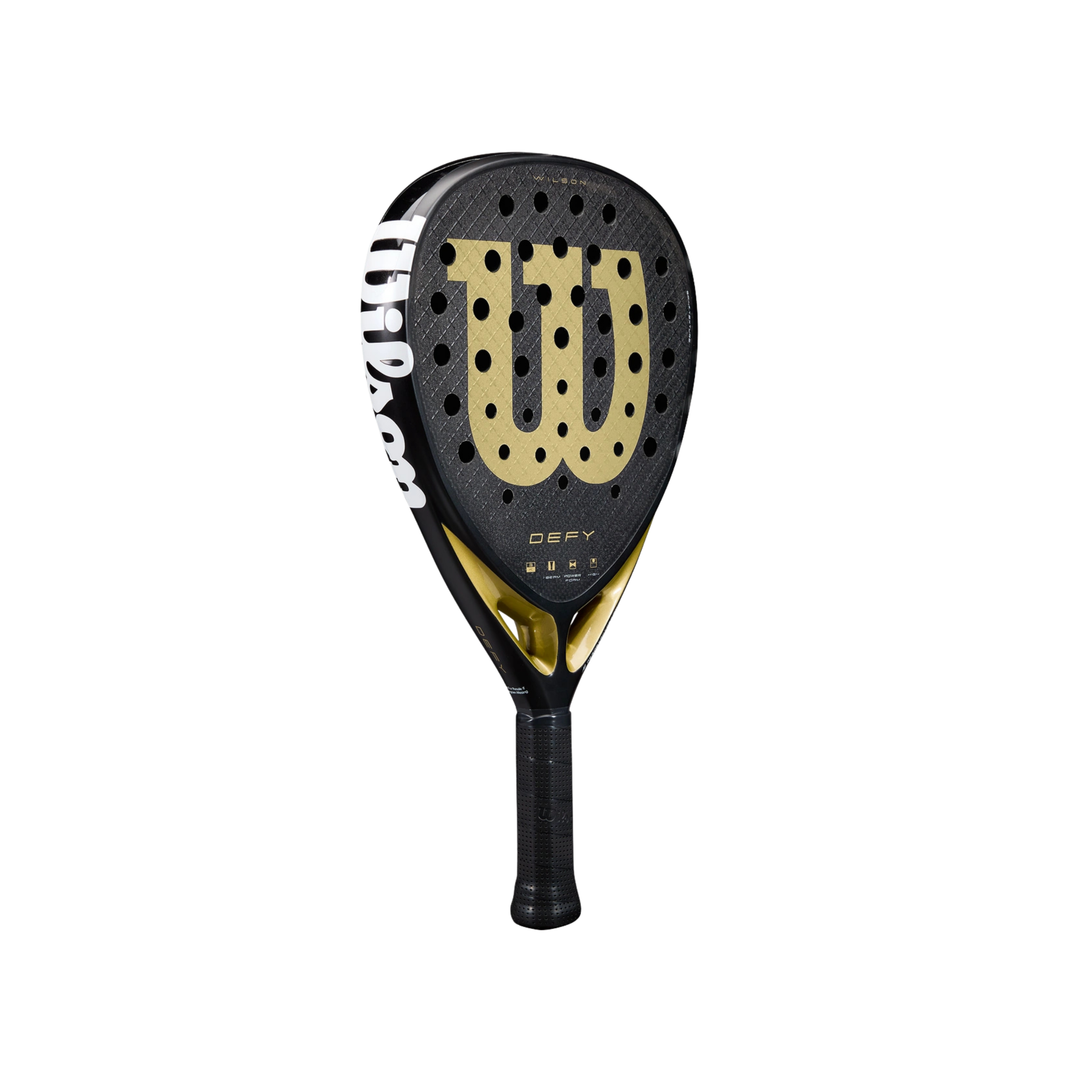 Wilson Defy V1 Padel Racket - Black Gold
