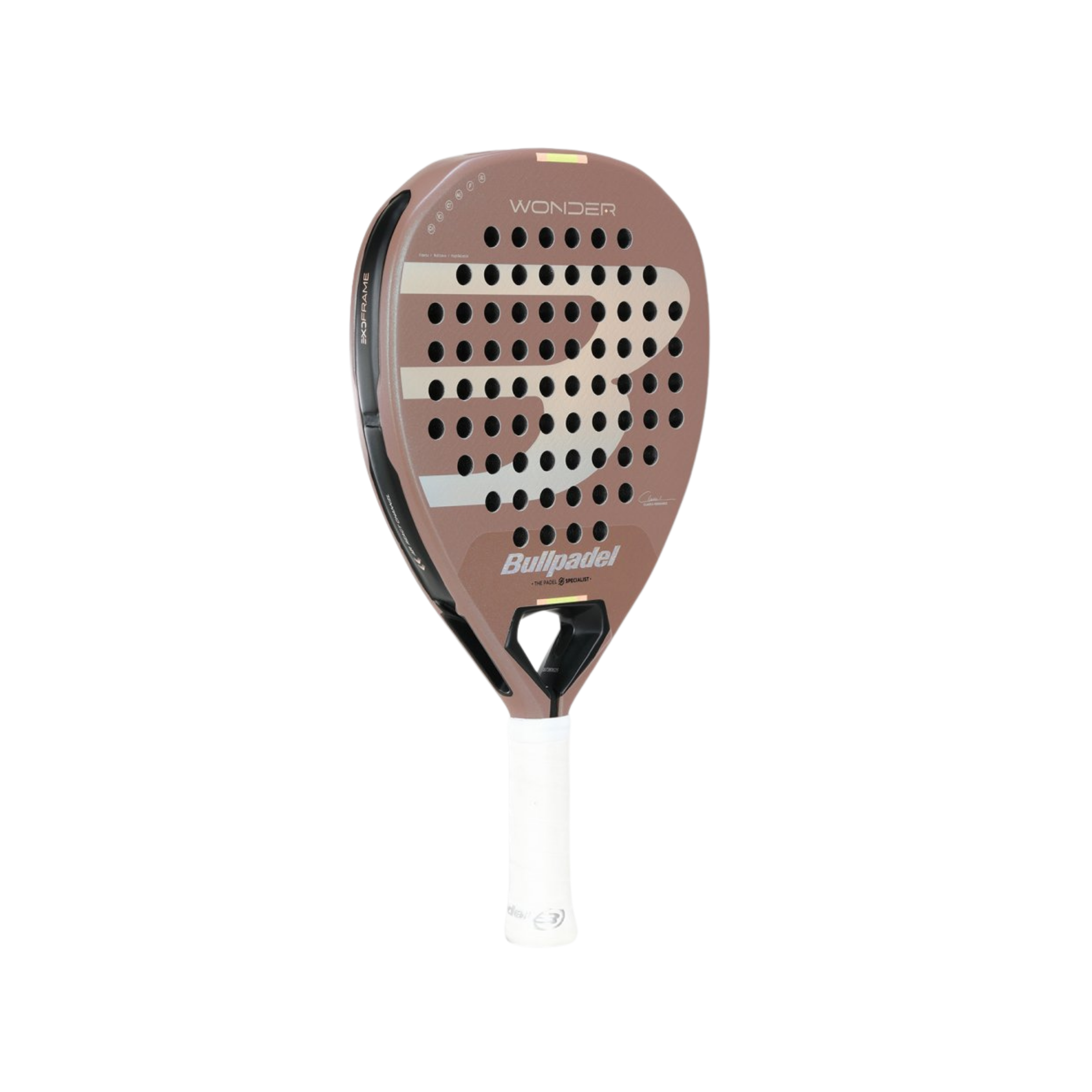 Bullpadel Wonder 2026 Padel Racket - Brown White