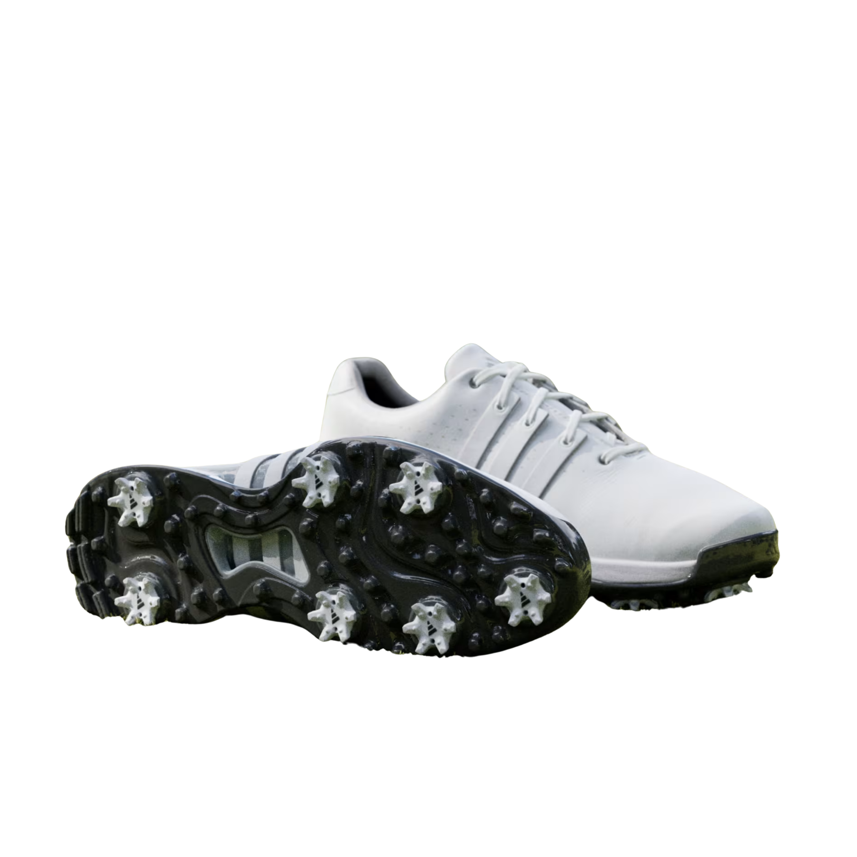 Adidas Men Tour360 24 Golf - Cloud White Silver Metallic