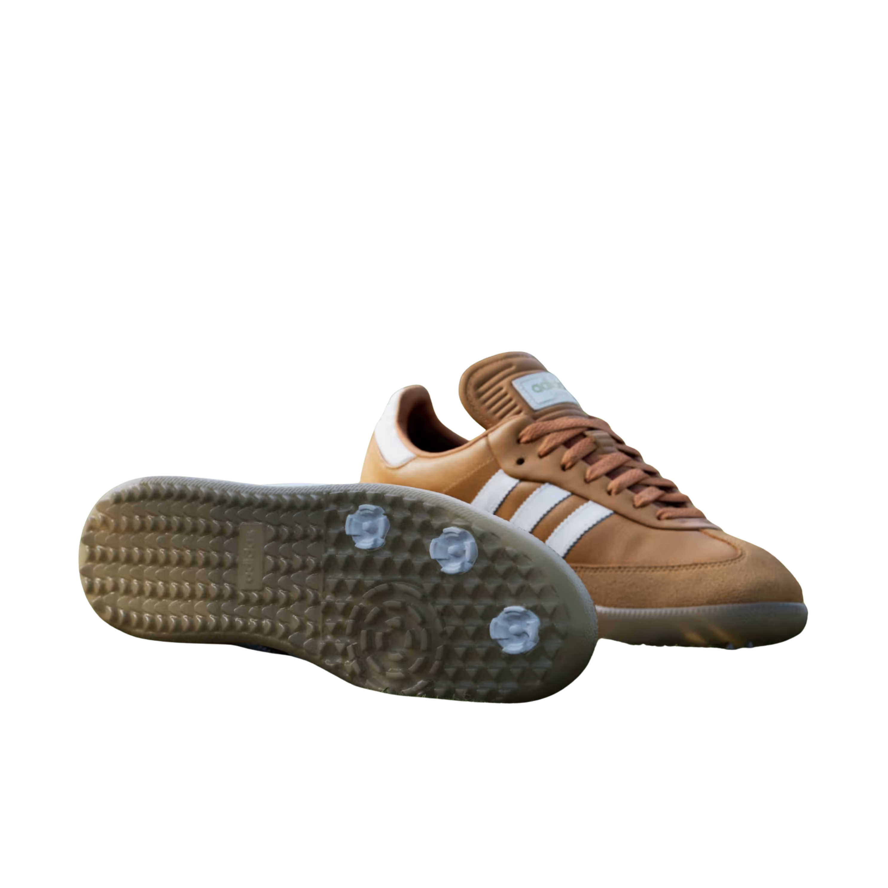 Adidas Men Samba Spikeless Golf - Rustic Orange Cloud White