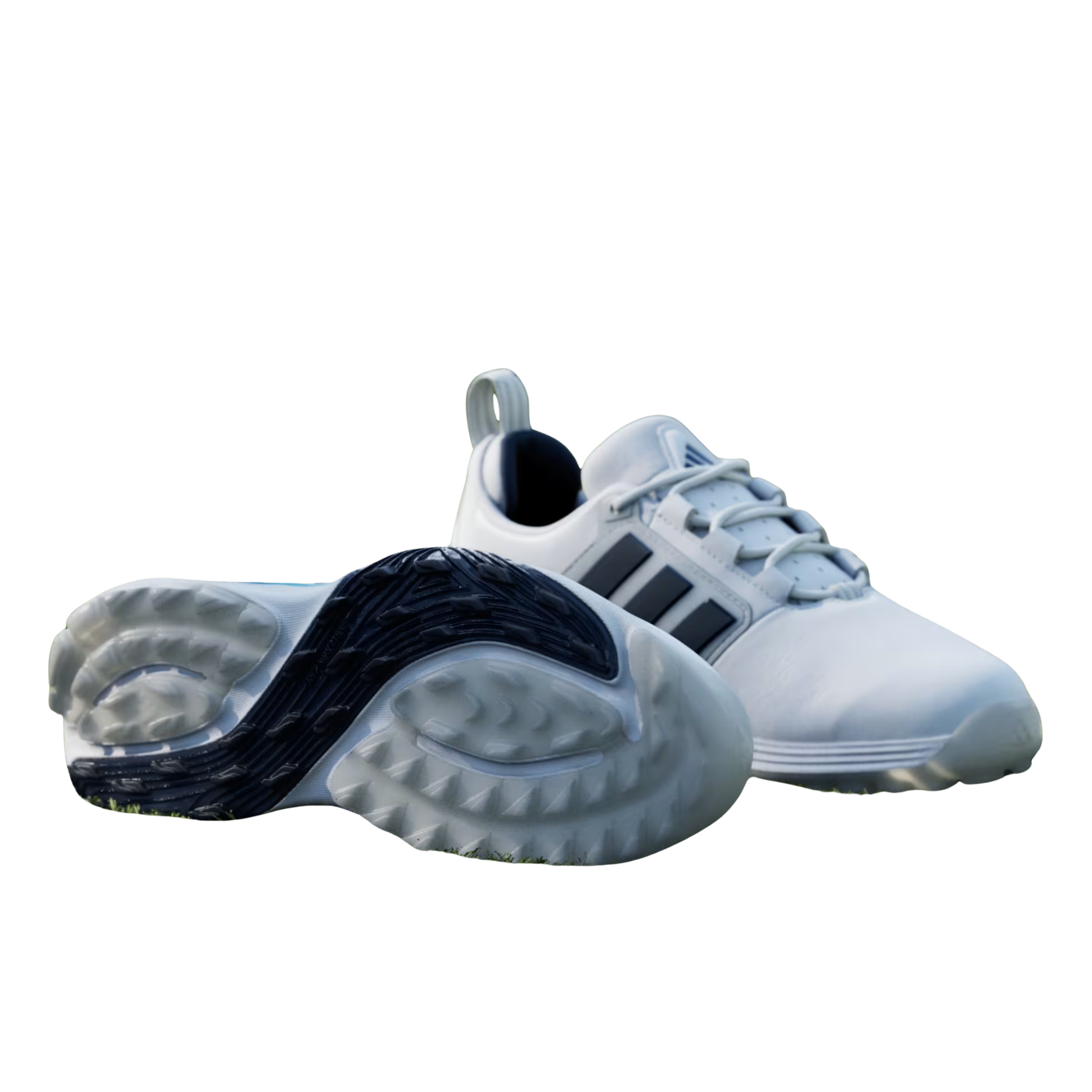 Adidas Men Adipower 26 Spikeless Golf - Cloud White Lucid Ray Blue