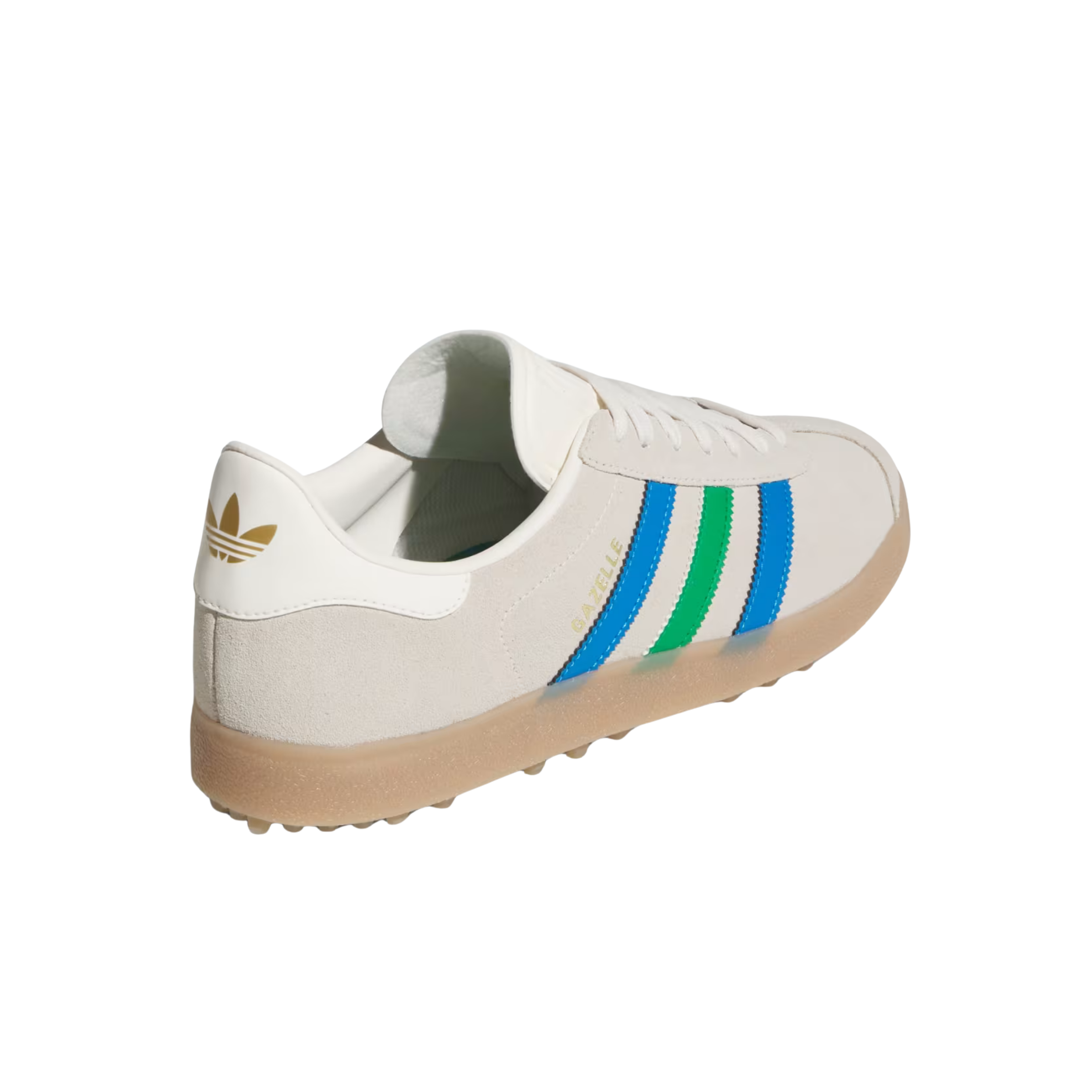 Adidas Men Gazelle Leather Spikeless Golf - Chalk White Green Blue