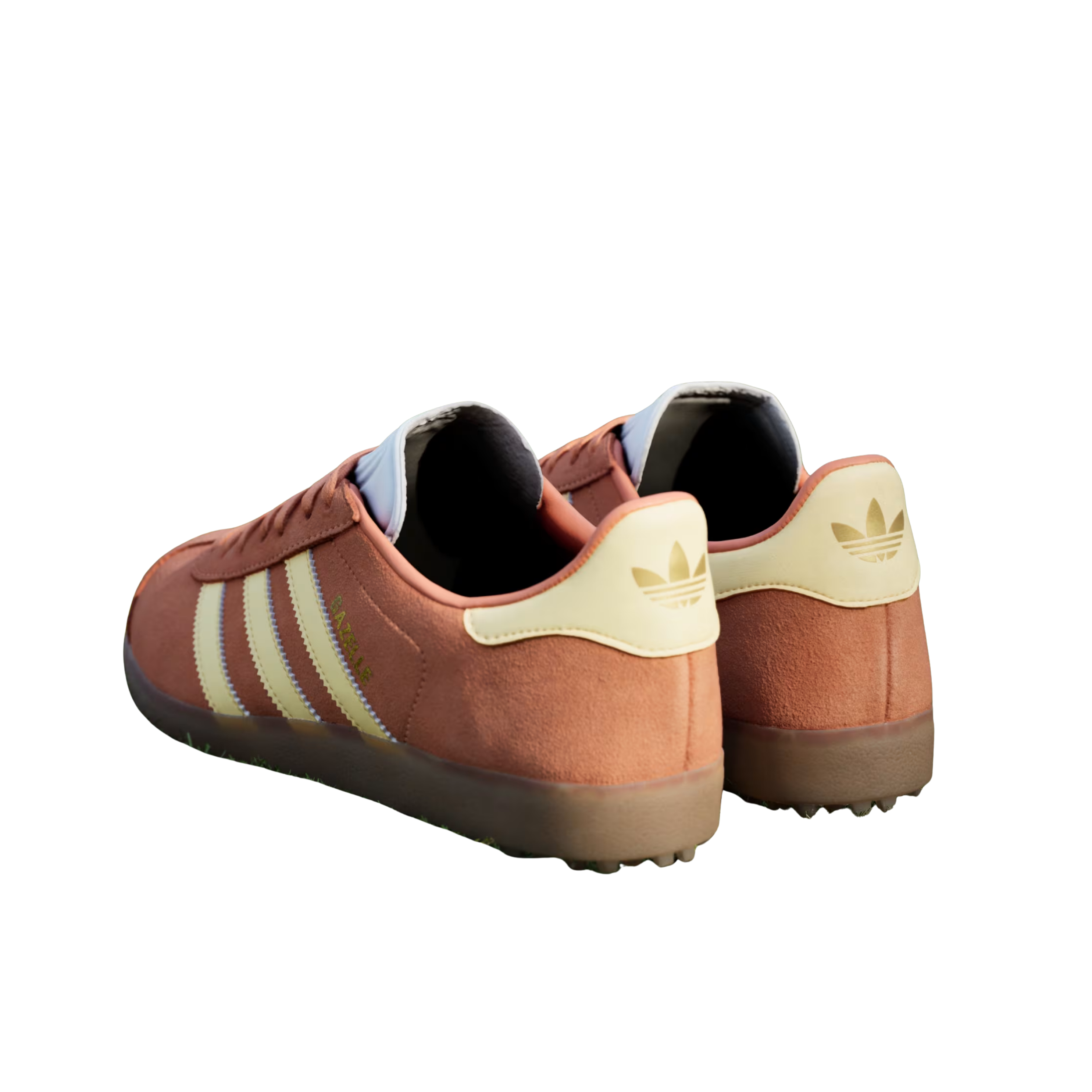 Adidas Men Gazelle Leather Spikeless Golf - Dusky Orange Ice Tangerine