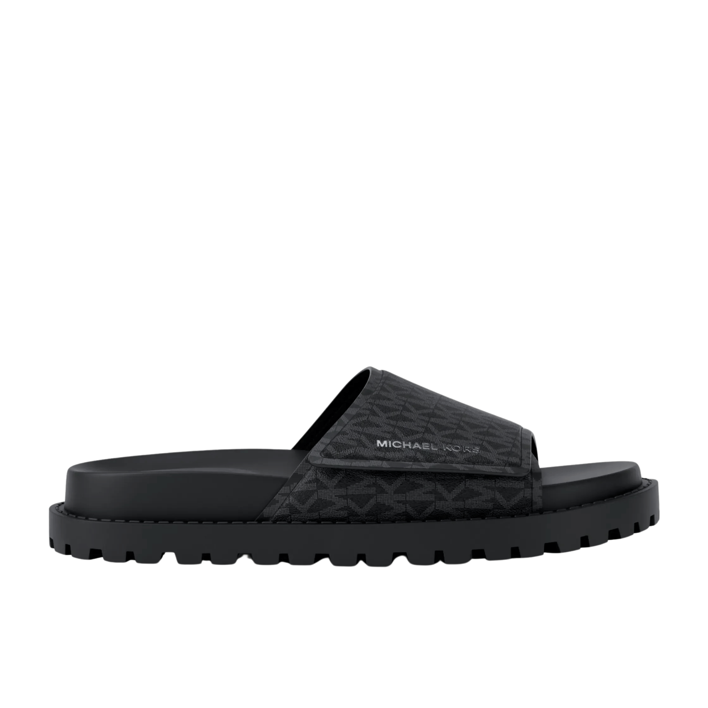 Michael Kors Men Luka Signature Logo Slide Sandal - Black