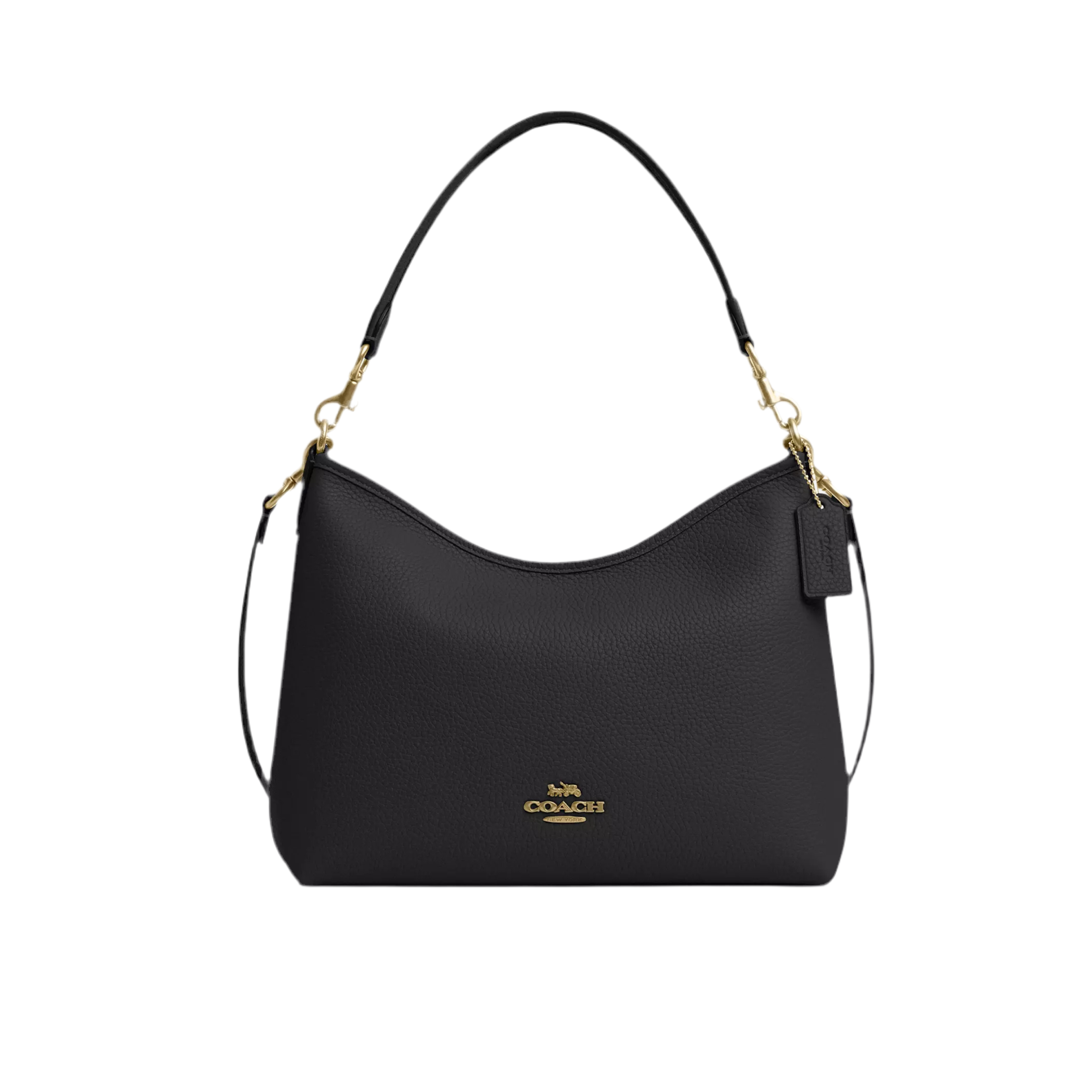 Coach Laurel Shoulder Bag - Gold Black