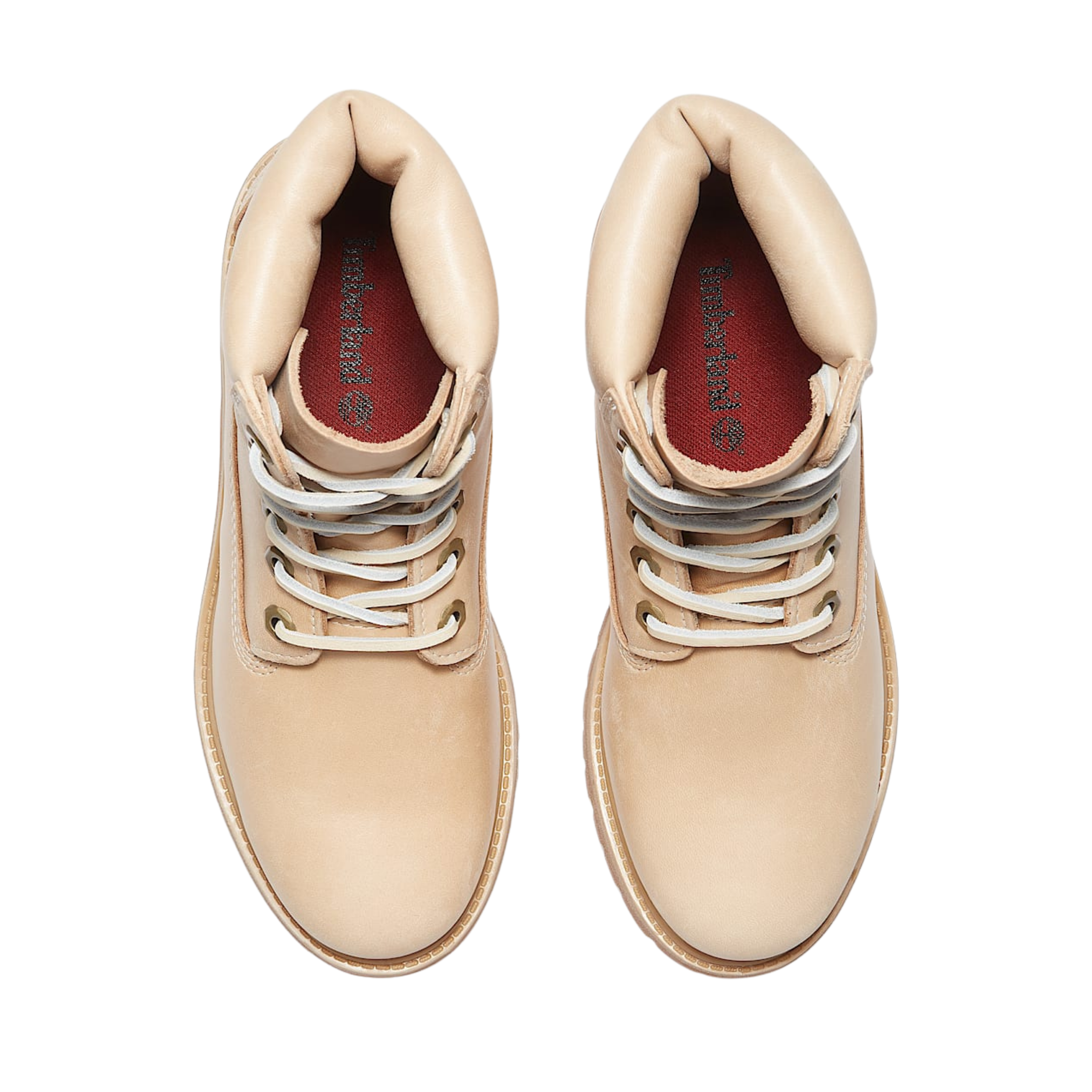 Timberland Women Premium 6-In Waterproof - Medium Beige Full-Grain