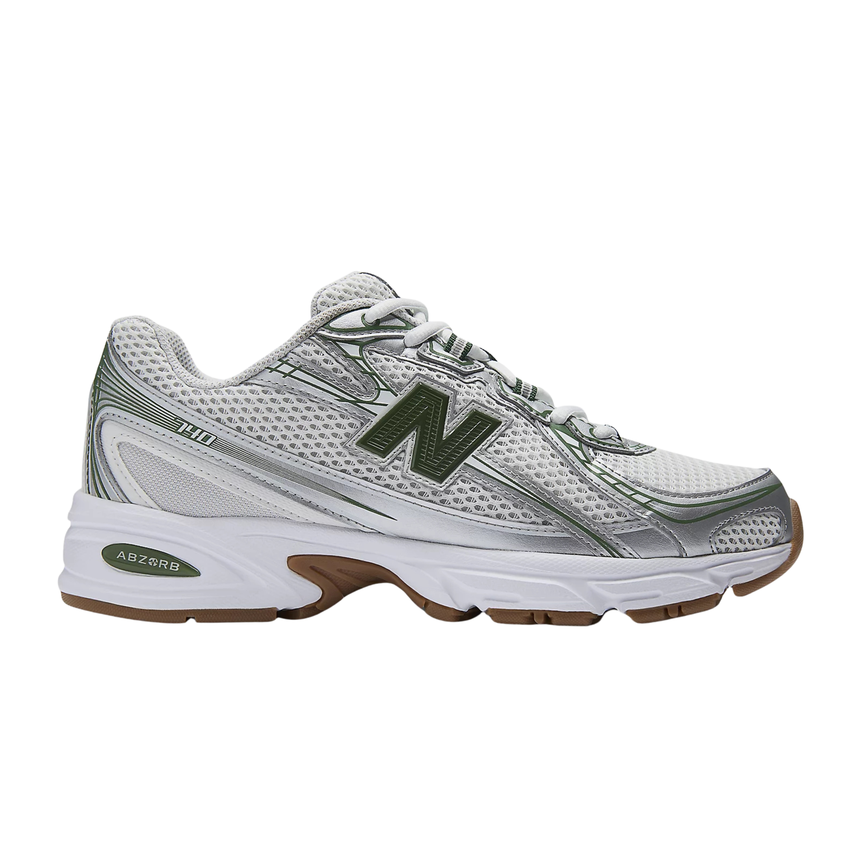 New Balance Women 740 - Grey Matter Dark Alpine Green