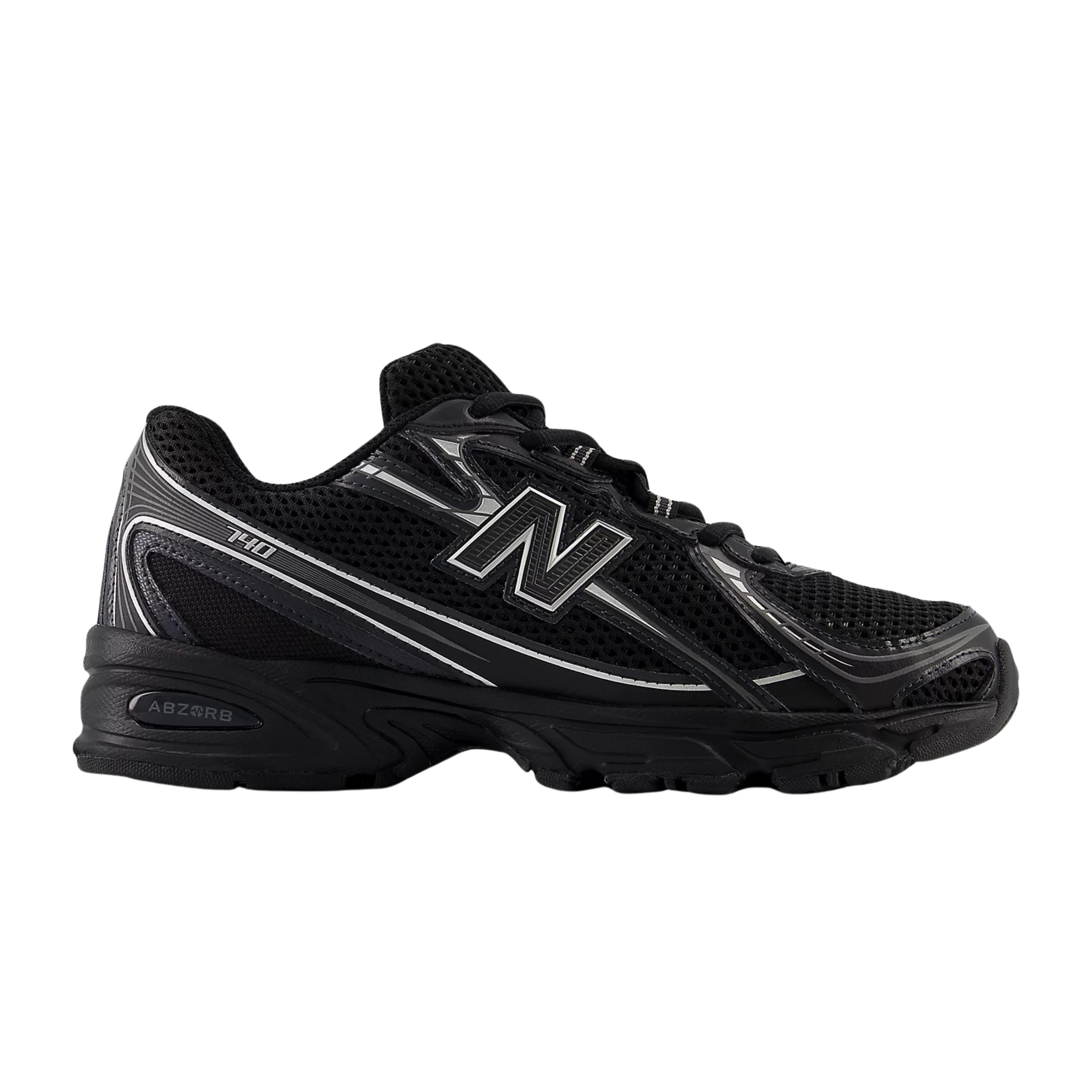 New Balance Men 740 - Black Silver Metallic